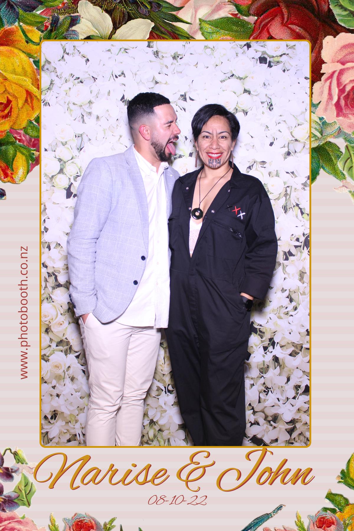 Narise & John's Wedding | View more photos from the event at gallery.photobooth.co.nz/u/SelfieCentral/Narise-Johns-Wedding
