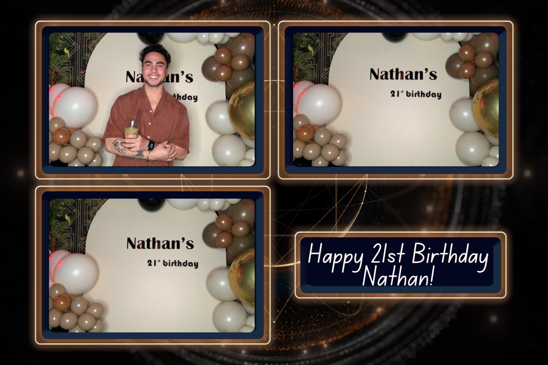 Nathan's 21st | View more photos from the event at gallery.photobooth.co.nz/u/SelfieCentral/Nathans-21st