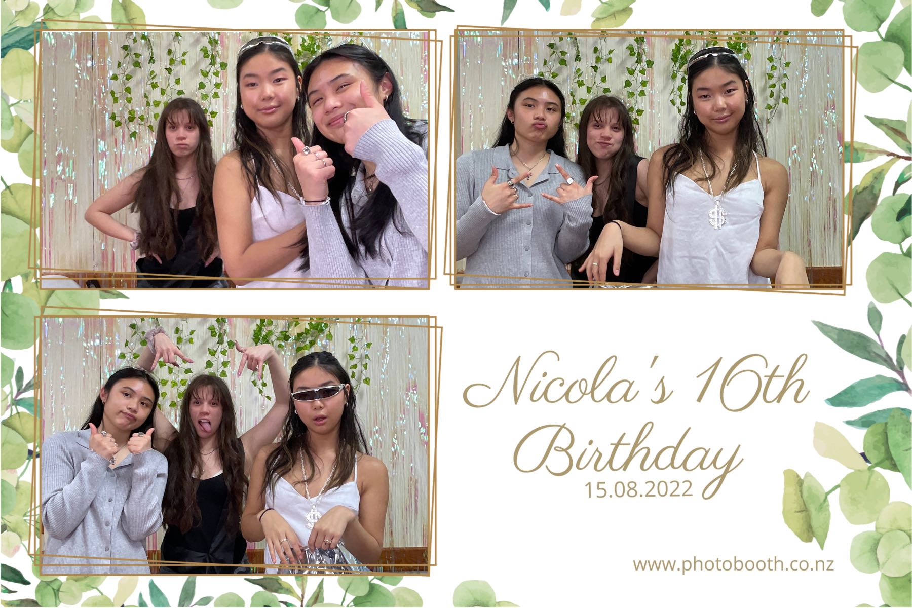 Nicola's 16th Birthday | View more photos from the event at gallery.photobooth.co.nz/u/SelfieCentral/Nicolas-16th-Birthday