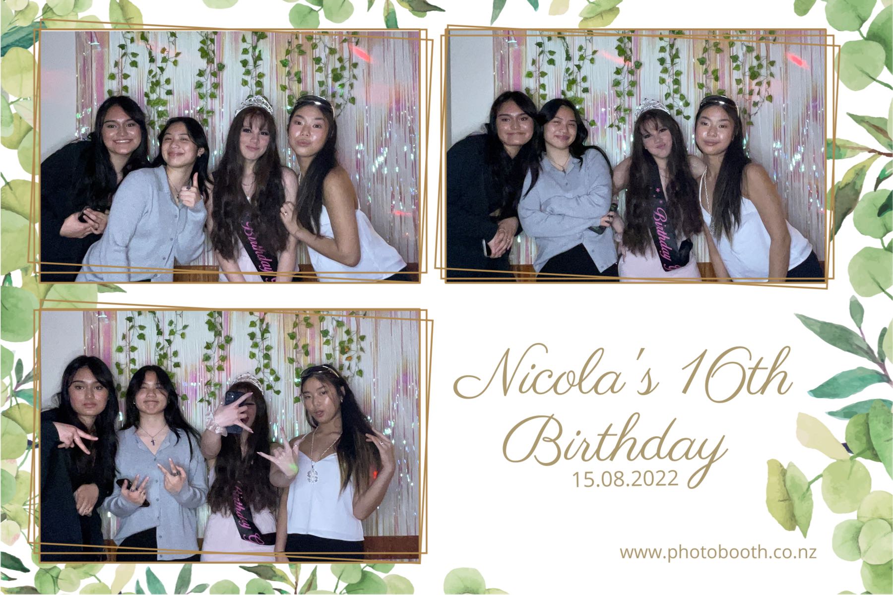 Nicola's 16th Birthday | View more photos from the event at gallery.photobooth.co.nz/u/SelfieCentral/Nicolas-16th-Birthday