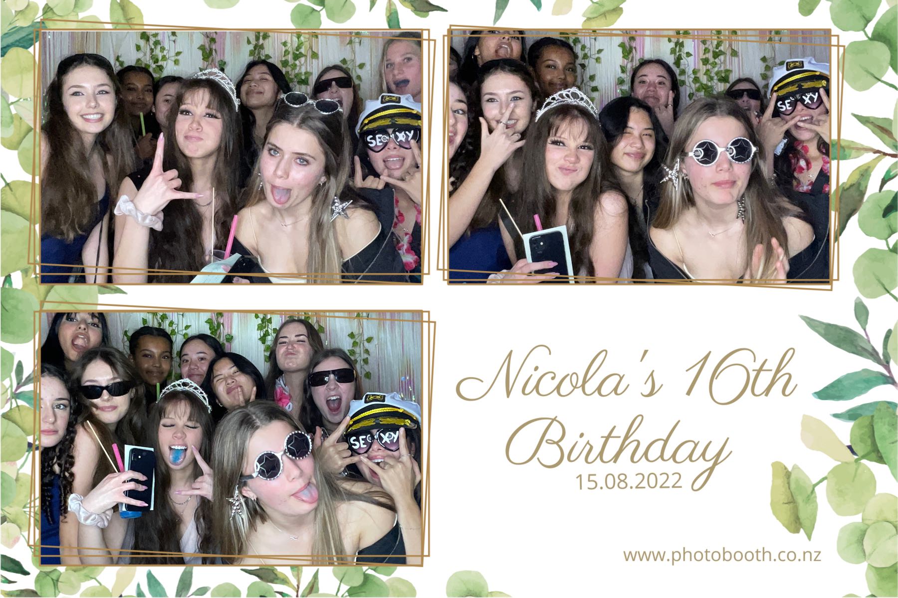 Nicola's 16th Birthday | View more photos from the event at gallery.photobooth.co.nz/u/SelfieCentral/Nicolas-16th-Birthday