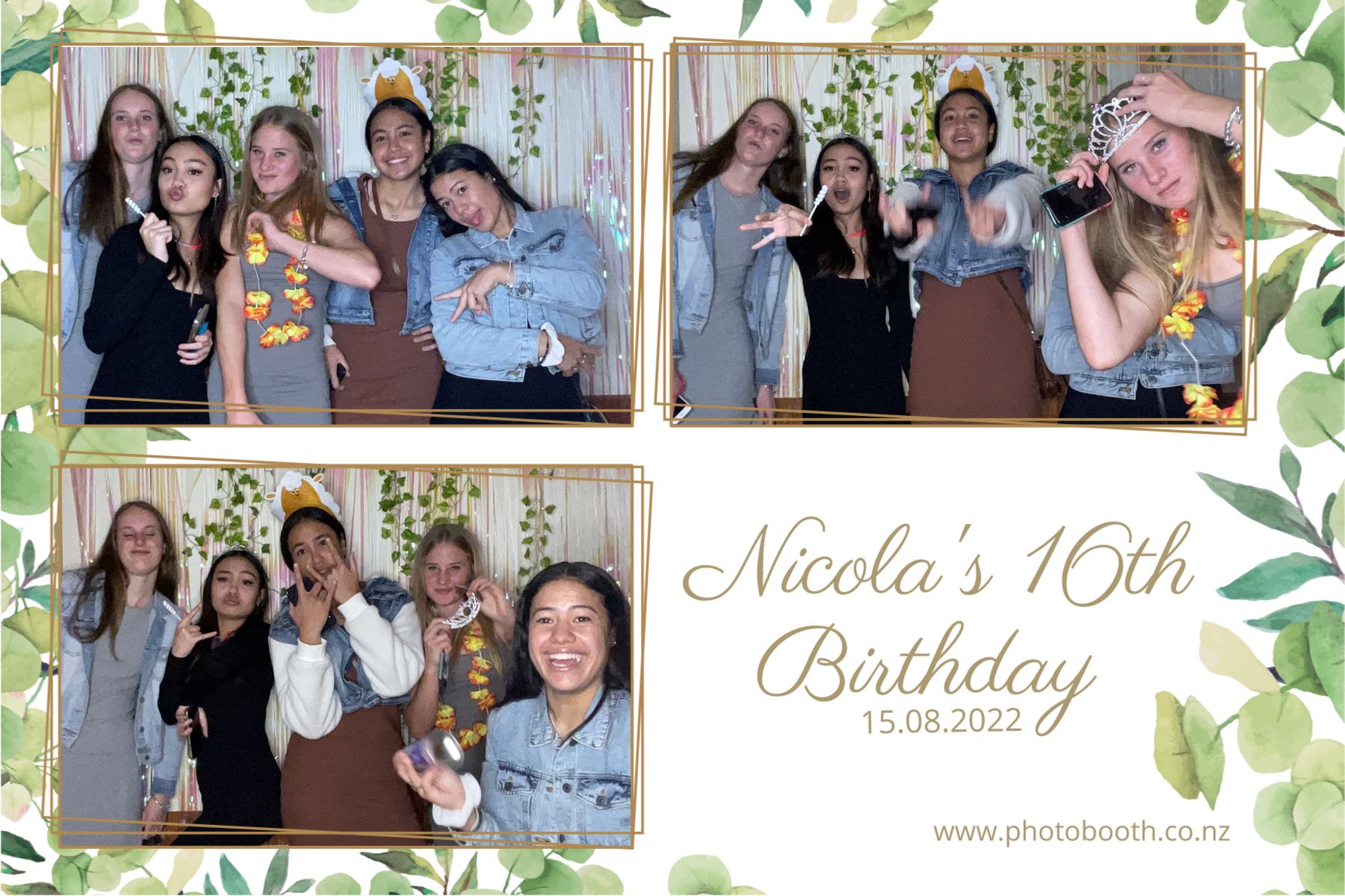 Nicola's 16th Birthday | View more photos from the event at gallery.photobooth.co.nz/u/SelfieCentral/Nicolas-16th-Birthday