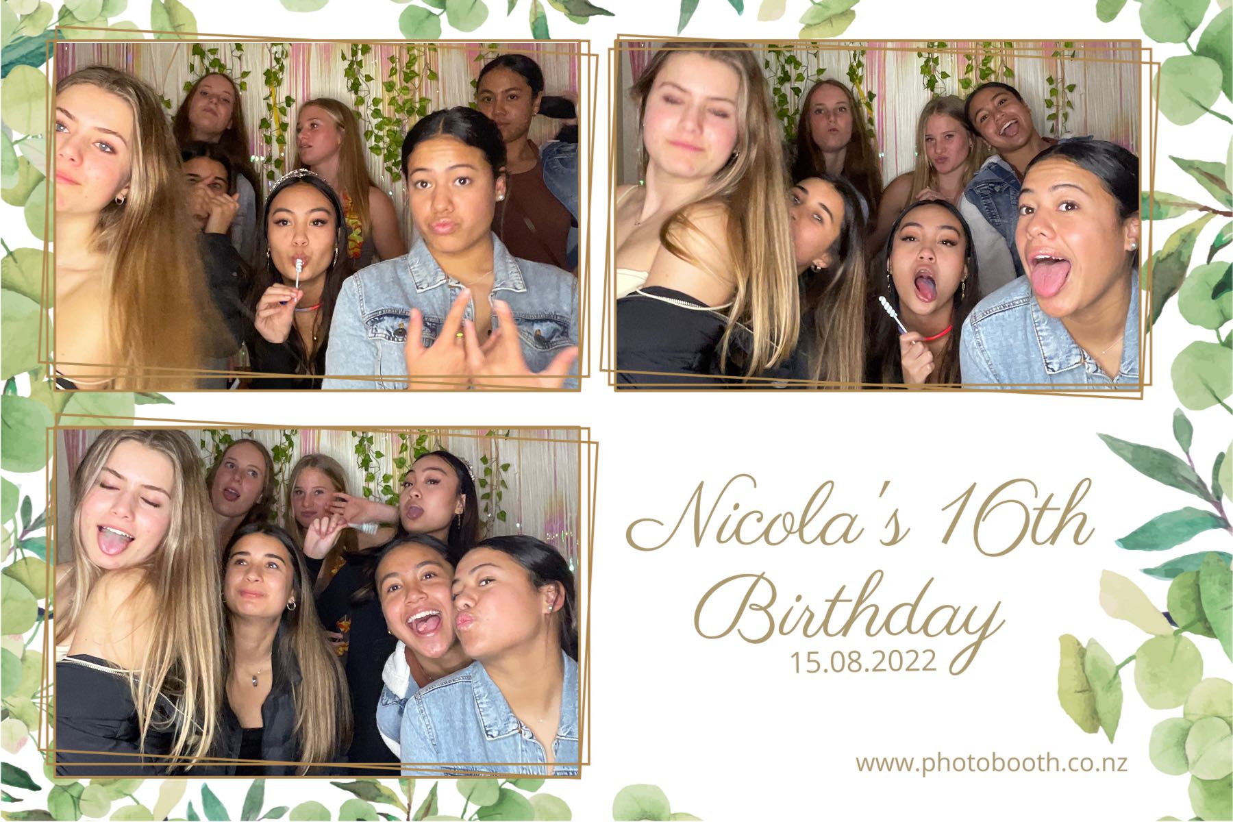 Nicola's 16th Birthday | View more photos from the event at gallery.photobooth.co.nz/u/SelfieCentral/Nicolas-16th-Birthday