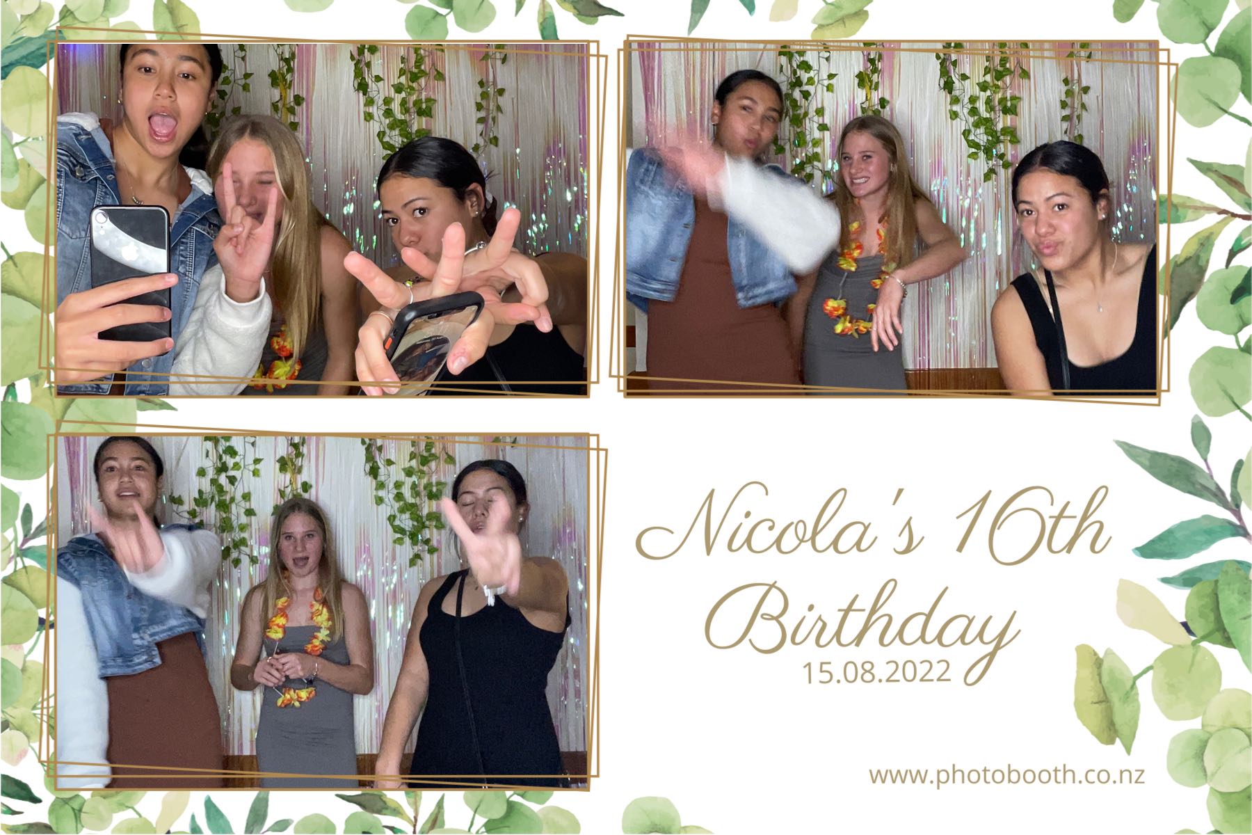 Nicola's 16th Birthday | View more photos from the event at gallery.photobooth.co.nz/u/SelfieCentral/Nicolas-16th-Birthday