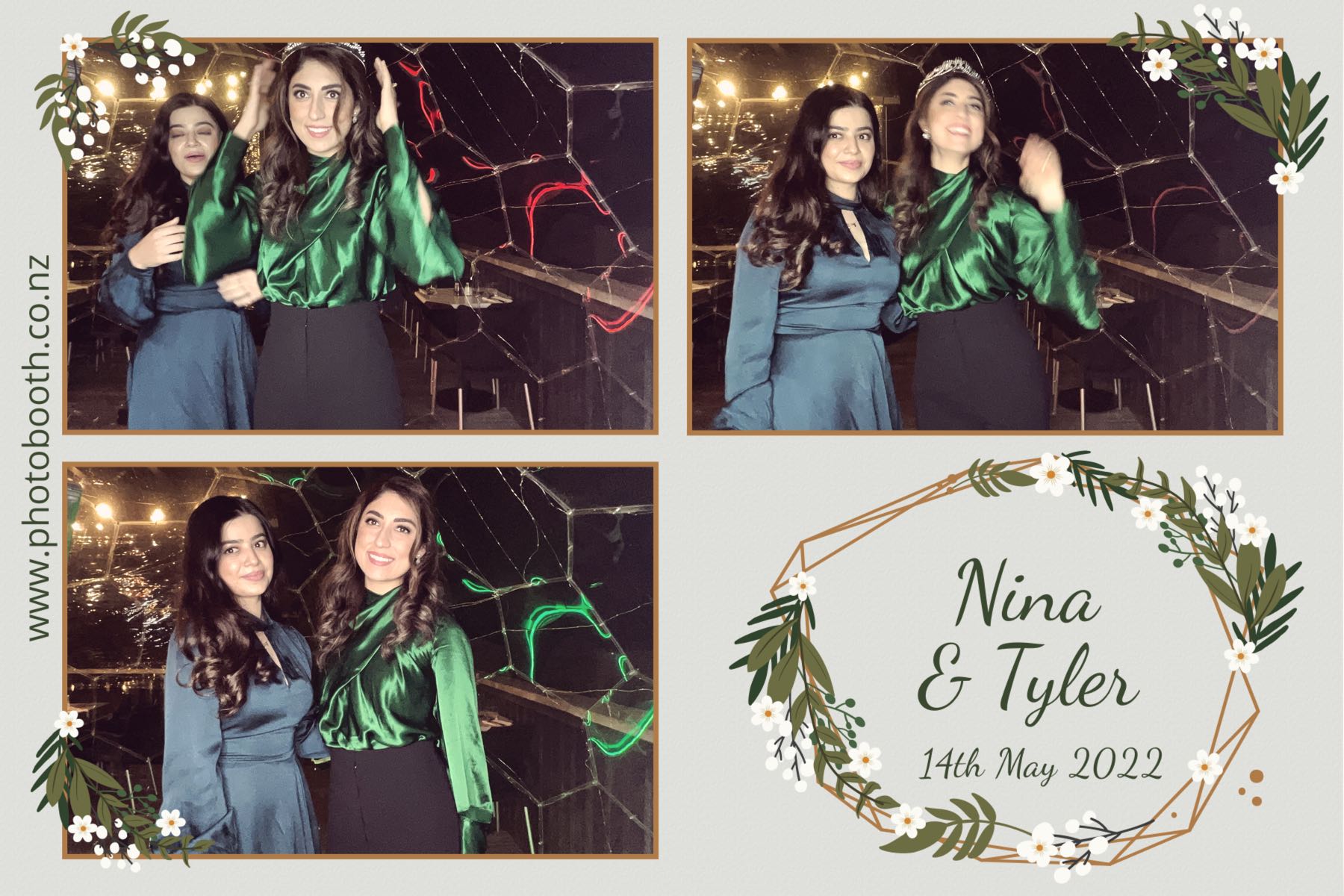 Nina & Tyler's wedding | View more photos from the event at gallery.photobooth.co.nz/u/SelfieCentral/Nina-Tylers-wedding