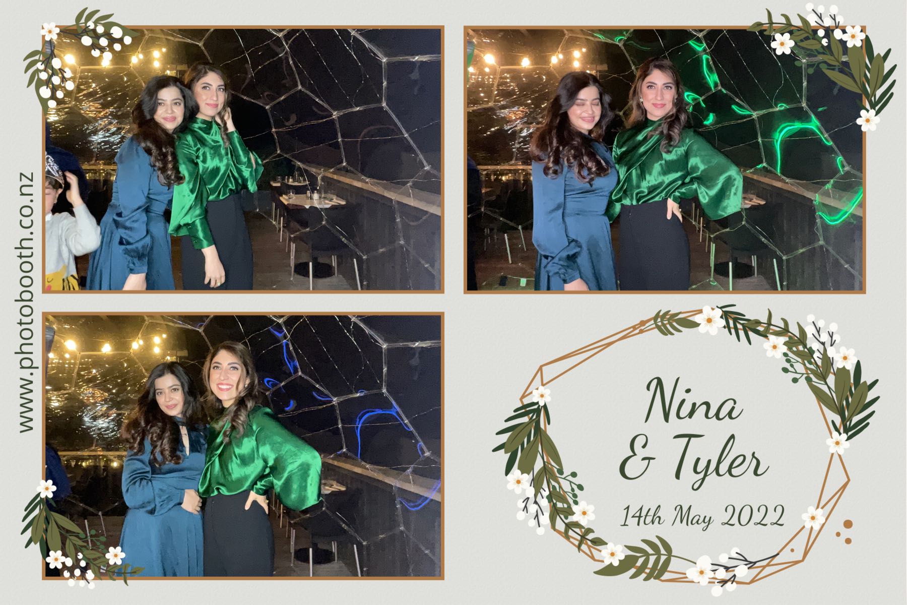 Nina & Tyler's wedding | View more photos from the event at gallery.photobooth.co.nz/u/SelfieCentral/Nina-Tylers-wedding