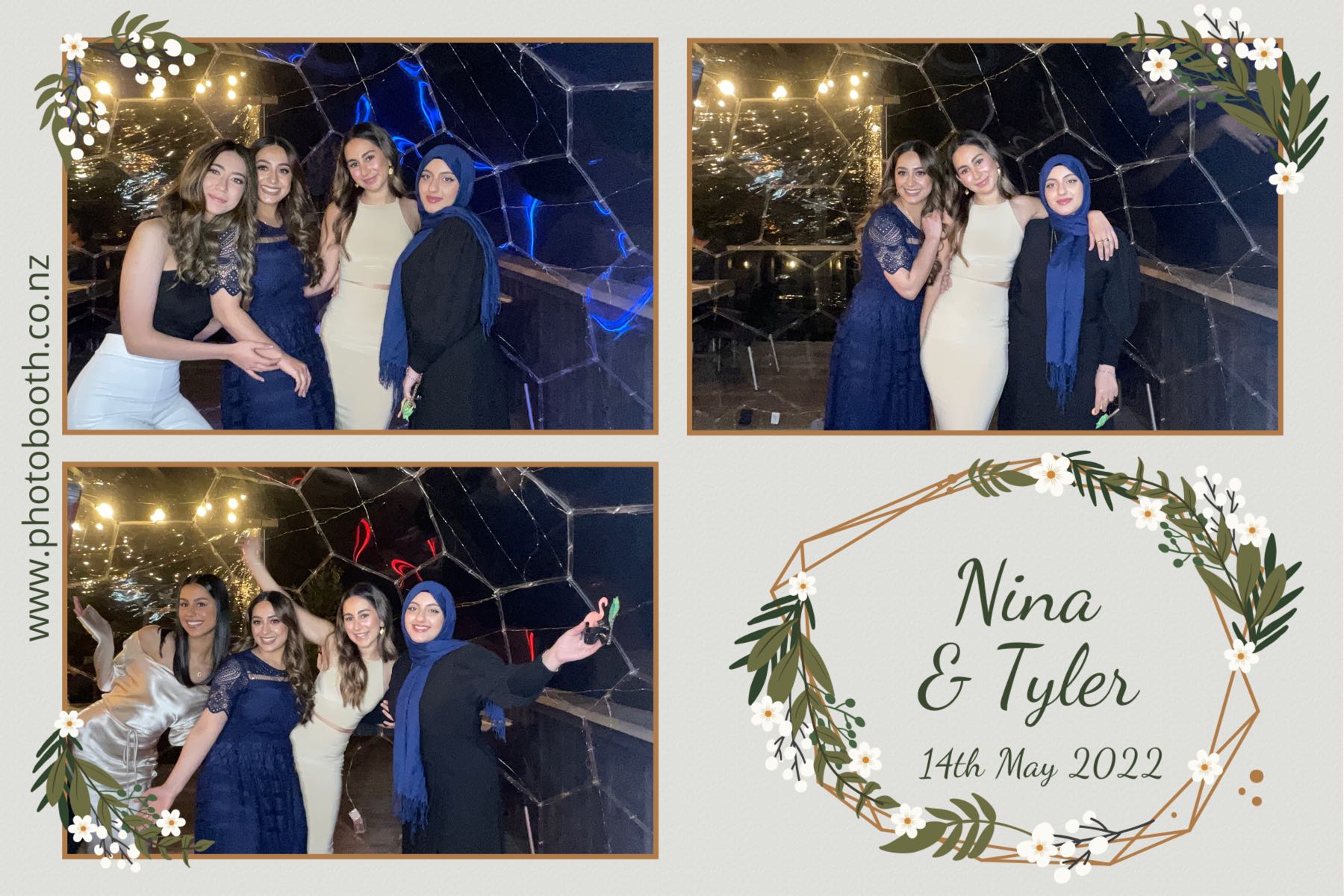 Nina & Tyler's wedding | View more photos from the event at gallery.photobooth.co.nz/u/SelfieCentral/Nina-Tylers-wedding