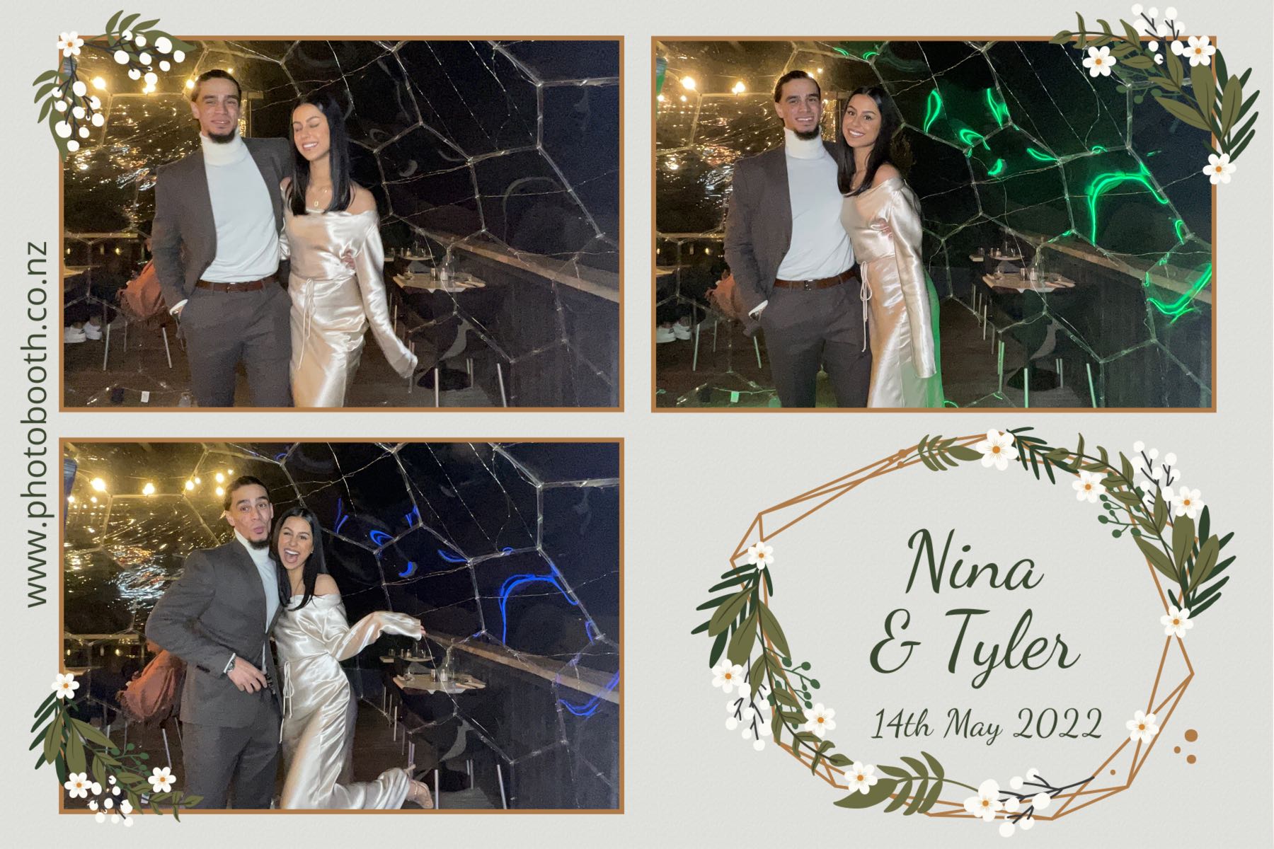 Nina & Tyler's wedding | View more photos from the event at gallery.photobooth.co.nz/u/SelfieCentral/Nina-Tylers-wedding