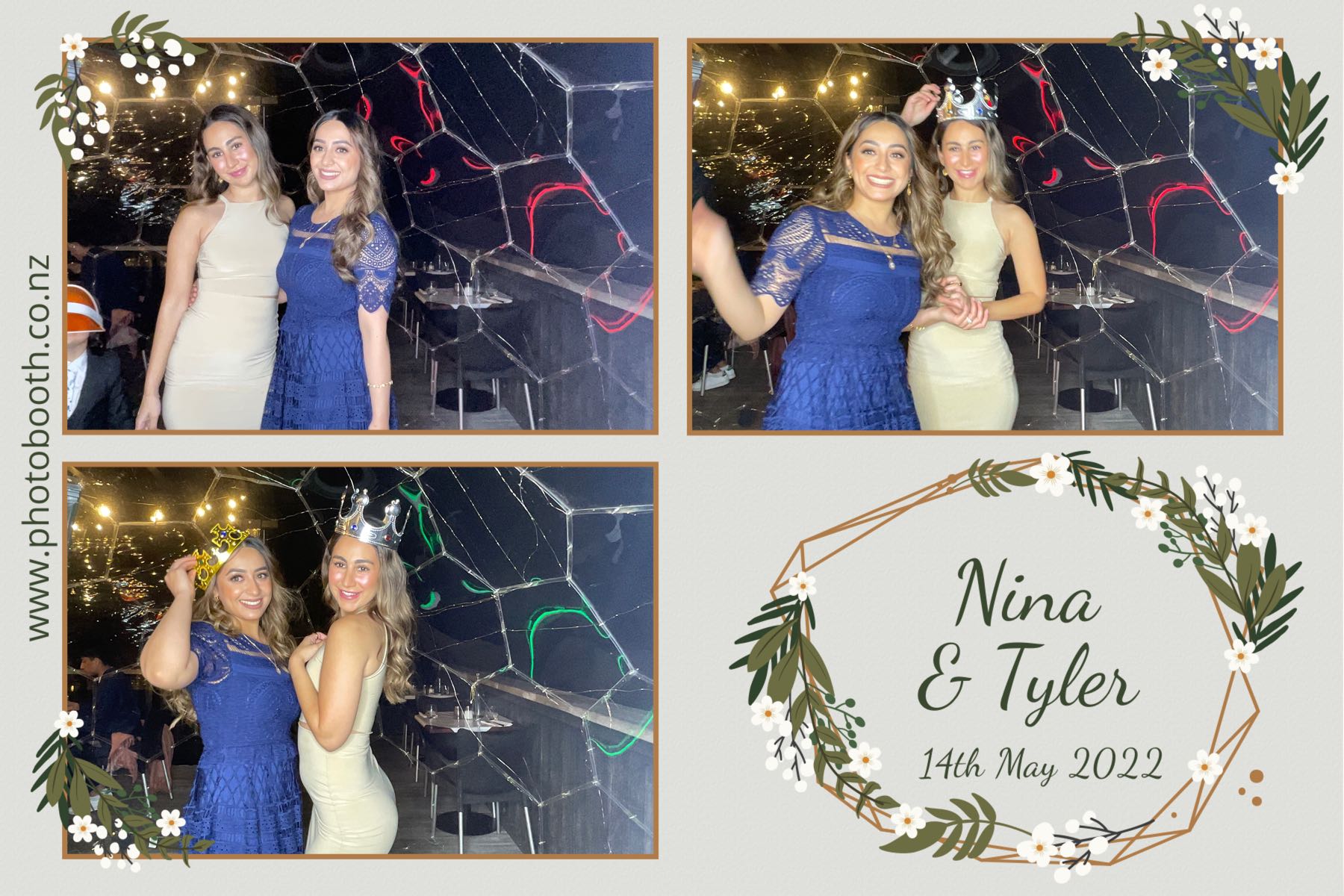 Nina & Tyler's wedding | View more photos from the event at gallery.photobooth.co.nz/u/SelfieCentral/Nina-Tylers-wedding