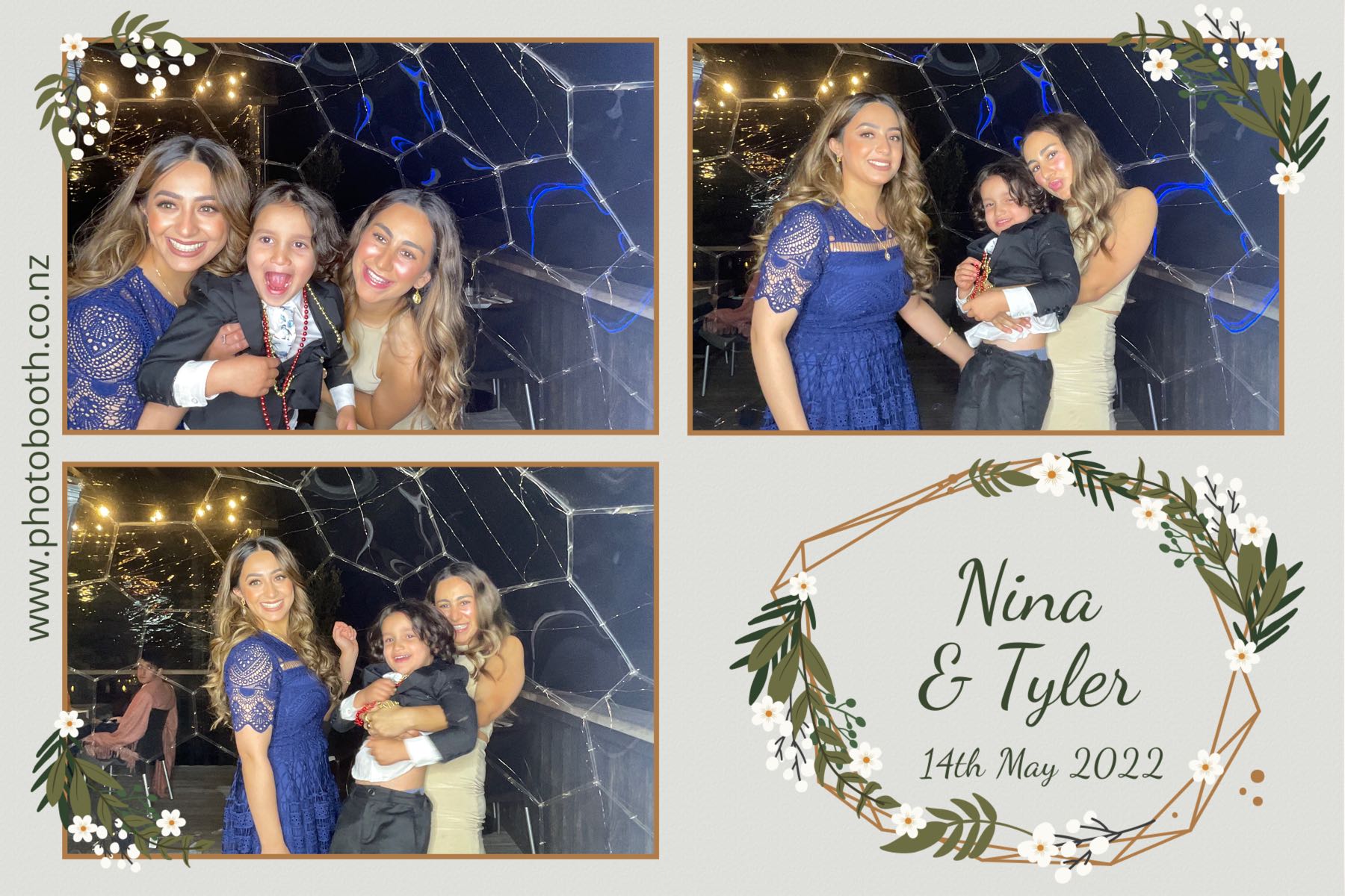 Nina & Tyler's wedding | View more photos from the event at gallery.photobooth.co.nz/u/SelfieCentral/Nina-Tylers-wedding