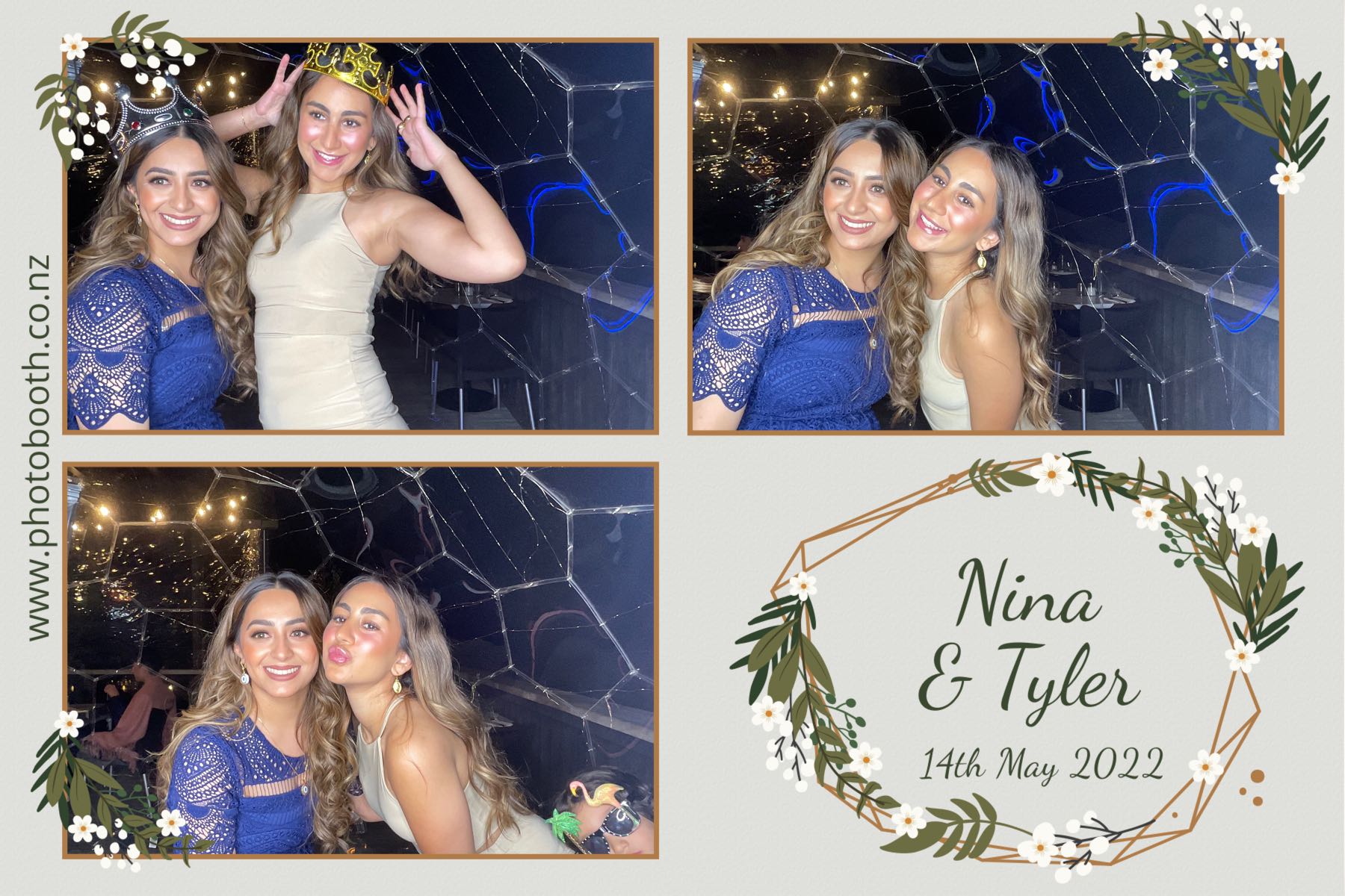 Nina & Tyler's wedding | View more photos from the event at gallery.photobooth.co.nz/u/SelfieCentral/Nina-Tylers-wedding