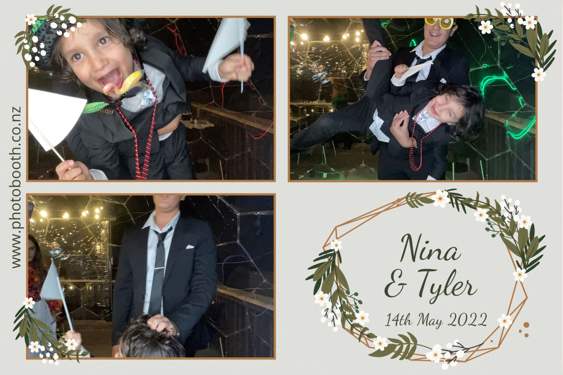 Nina & Tyler's wedding | View more photos from the event at gallery.photobooth.co.nz/u/SelfieCentral/Nina-Tylers-wedding