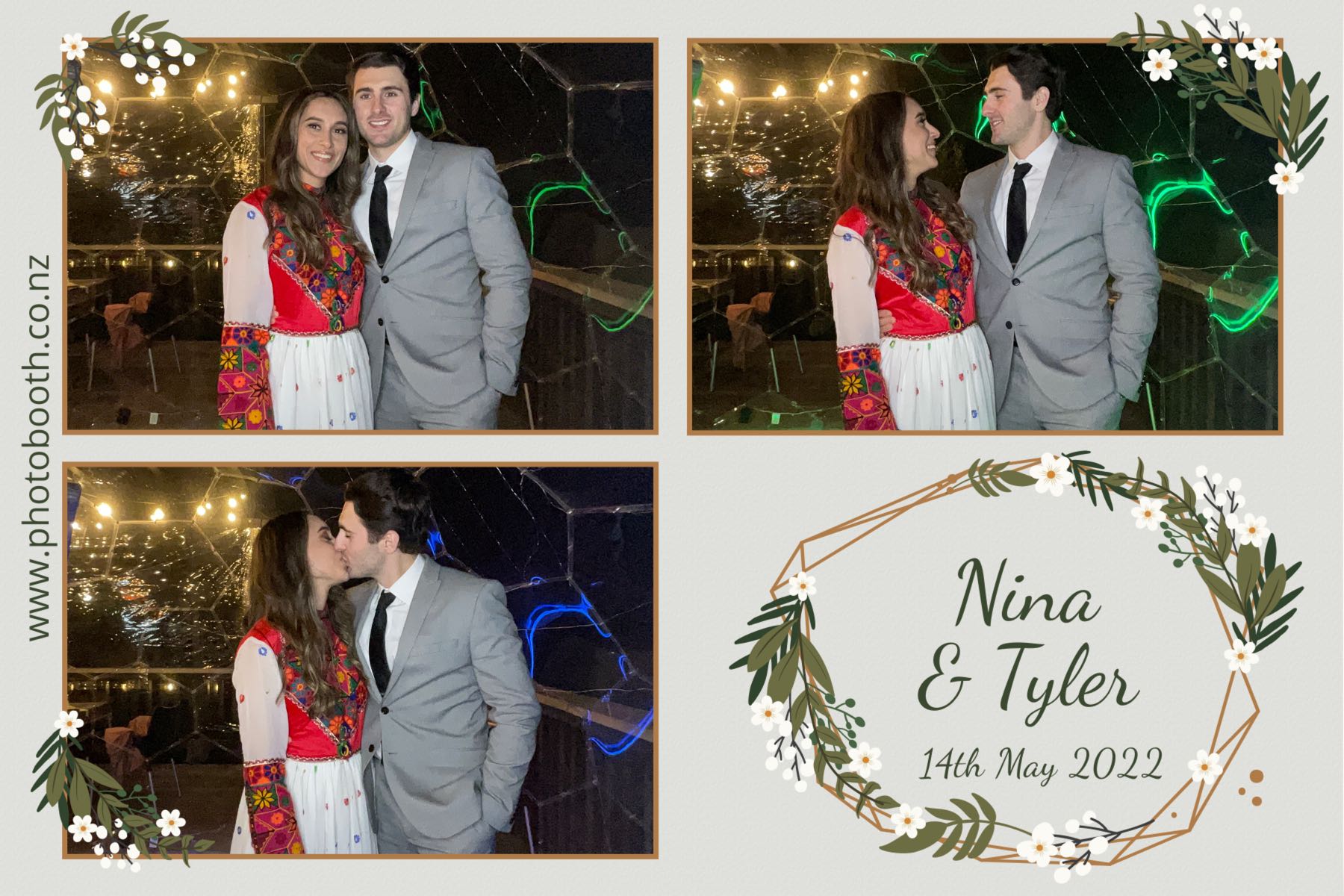 Nina & Tyler's wedding | View more photos from the event at gallery.photobooth.co.nz/u/SelfieCentral/Nina-Tylers-wedding