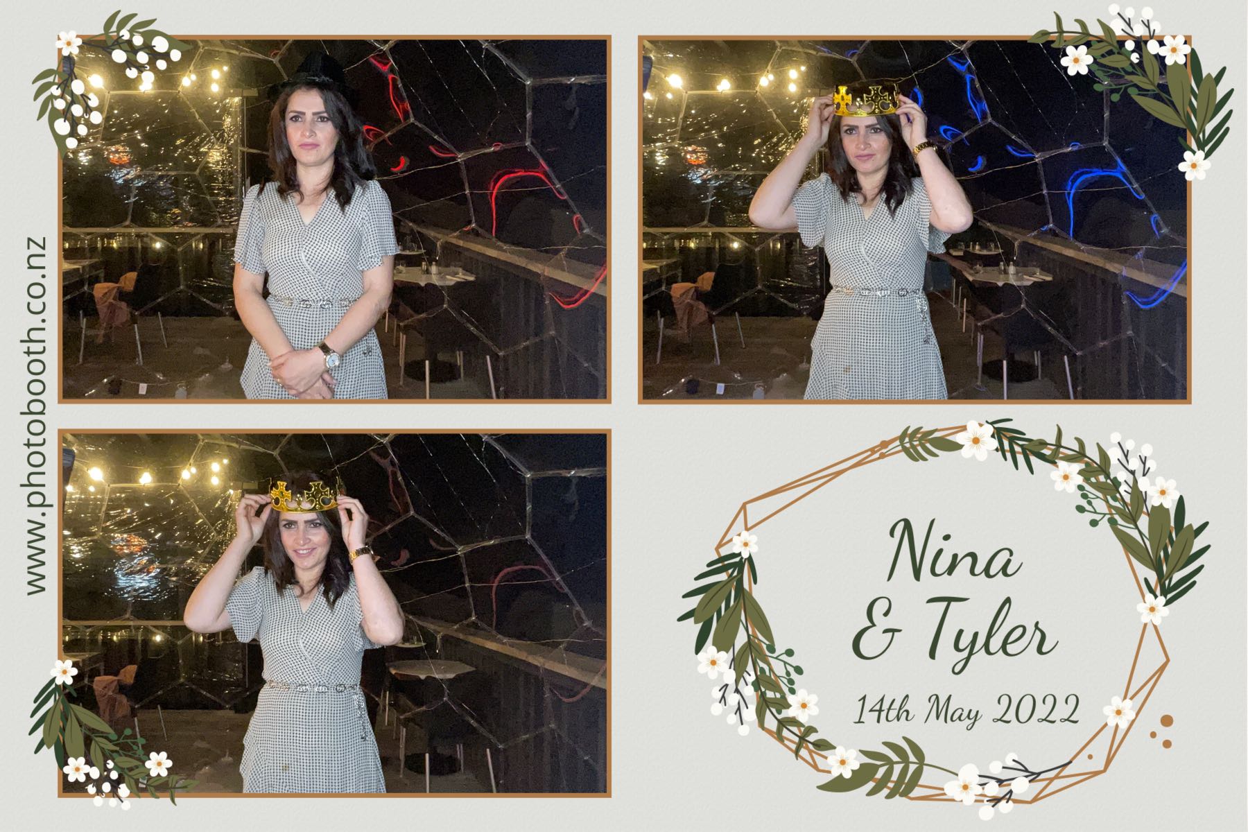 Nina & Tyler's wedding | View more photos from the event at gallery.photobooth.co.nz/u/SelfieCentral/Nina-Tylers-wedding