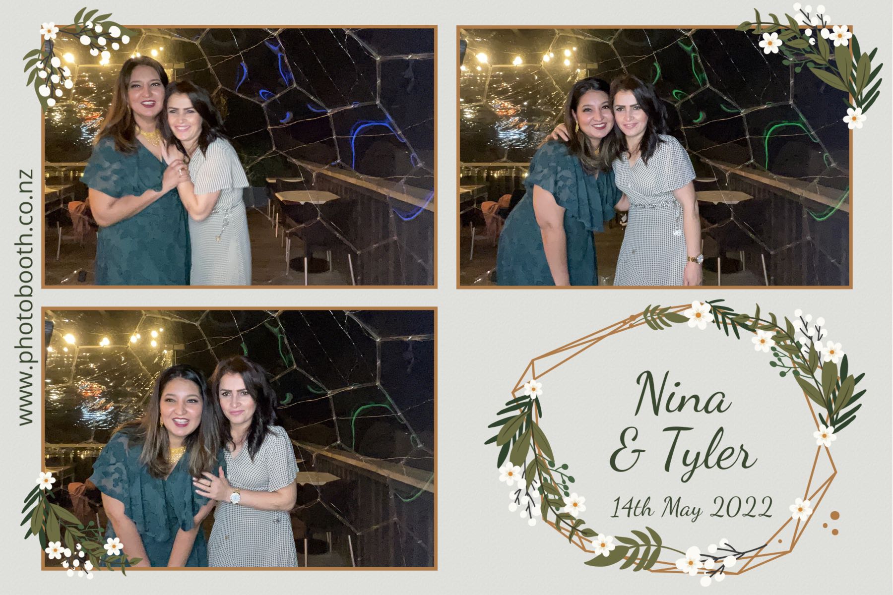 Nina & Tyler's wedding | View more photos from the event at gallery.photobooth.co.nz/u/SelfieCentral/Nina-Tylers-wedding