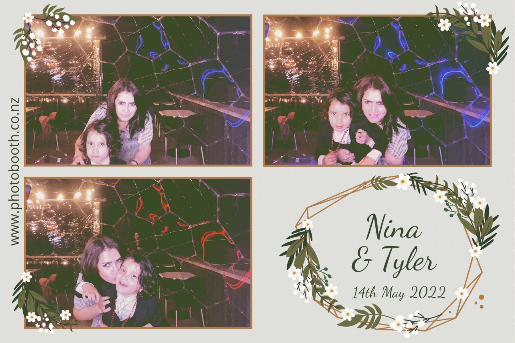 Nina & Tyler's wedding | View more photos from the event at gallery.photobooth.co.nz/u/SelfieCentral/Nina-Tylers-wedding