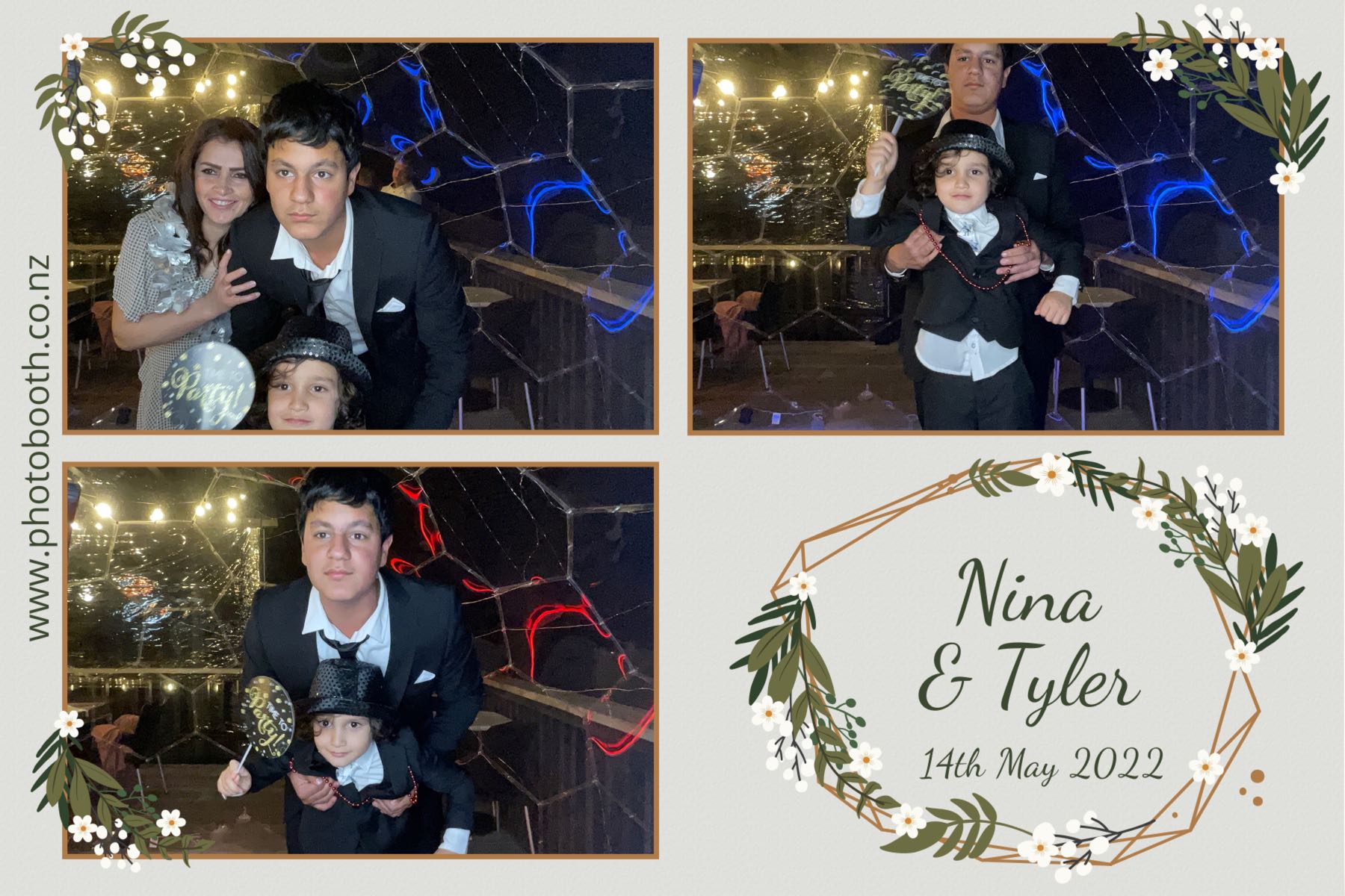Nina & Tyler's wedding | View more photos from the event at gallery.photobooth.co.nz/u/SelfieCentral/Nina-Tylers-wedding
