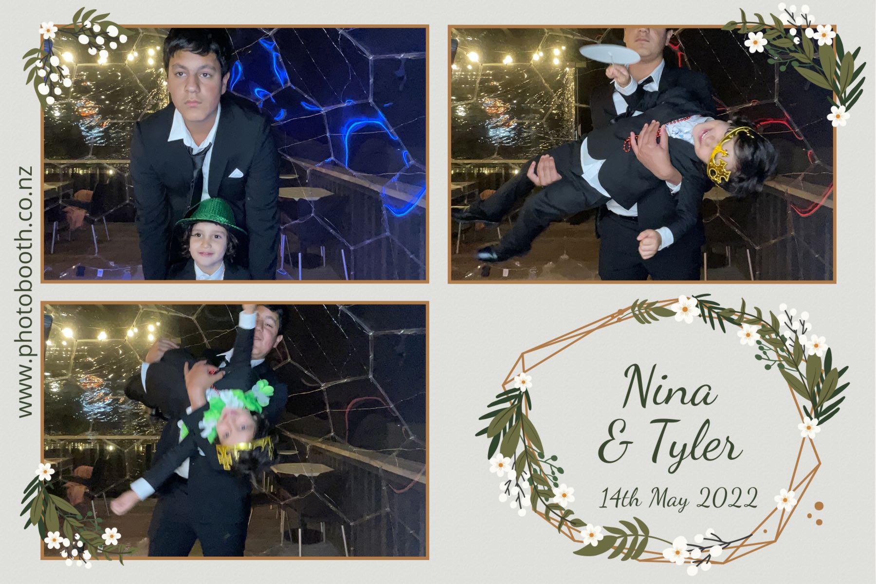 Nina & Tyler's wedding | View more photos from the event at gallery.photobooth.co.nz/u/SelfieCentral/Nina-Tylers-wedding