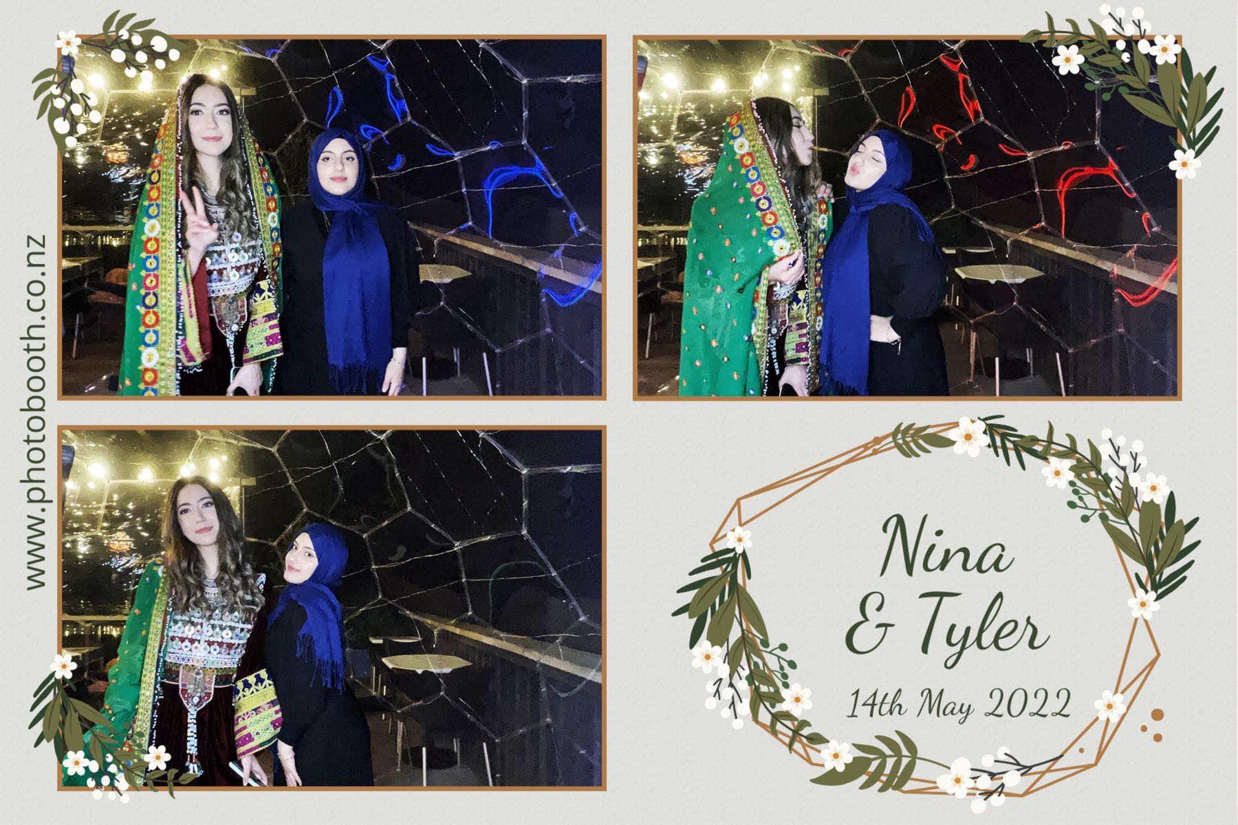 Nina & Tyler's wedding | View more photos from the event at gallery.photobooth.co.nz/u/SelfieCentral/Nina-Tylers-wedding