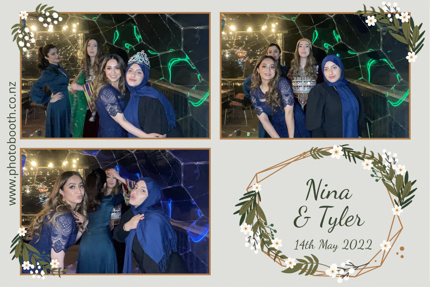Nina & Tyler's wedding | View more photos from the event at gallery.photobooth.co.nz/u/SelfieCentral/Nina-Tylers-wedding