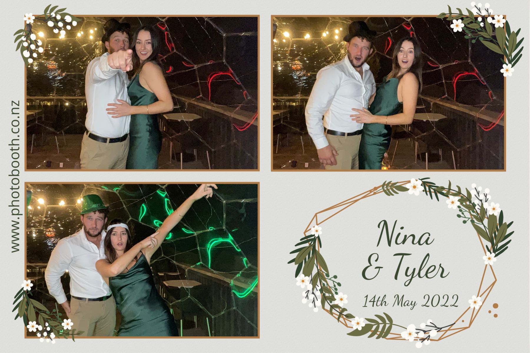 Nina & Tyler's wedding | View more photos from the event at gallery.photobooth.co.nz/u/SelfieCentral/Nina-Tylers-wedding