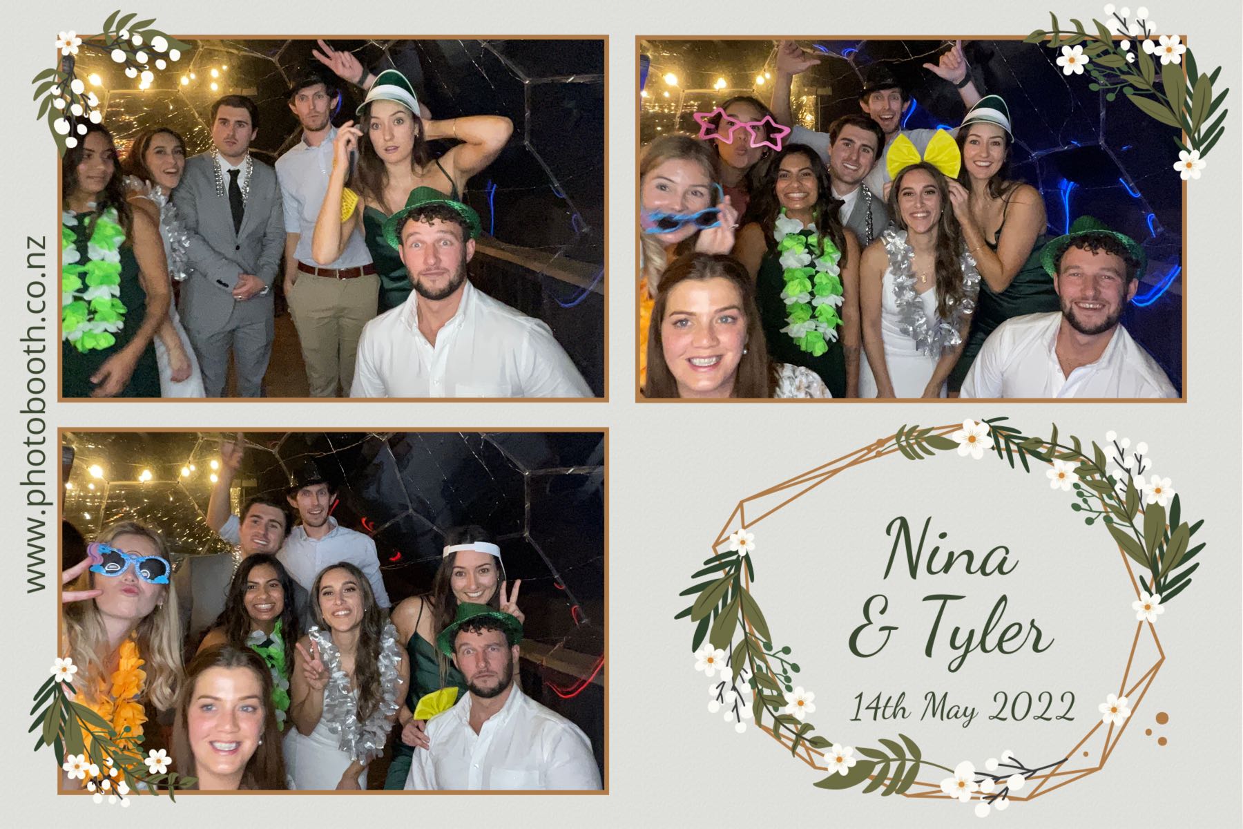 Nina & Tyler's wedding | View more photos from the event at gallery.photobooth.co.nz/u/SelfieCentral/Nina-Tylers-wedding