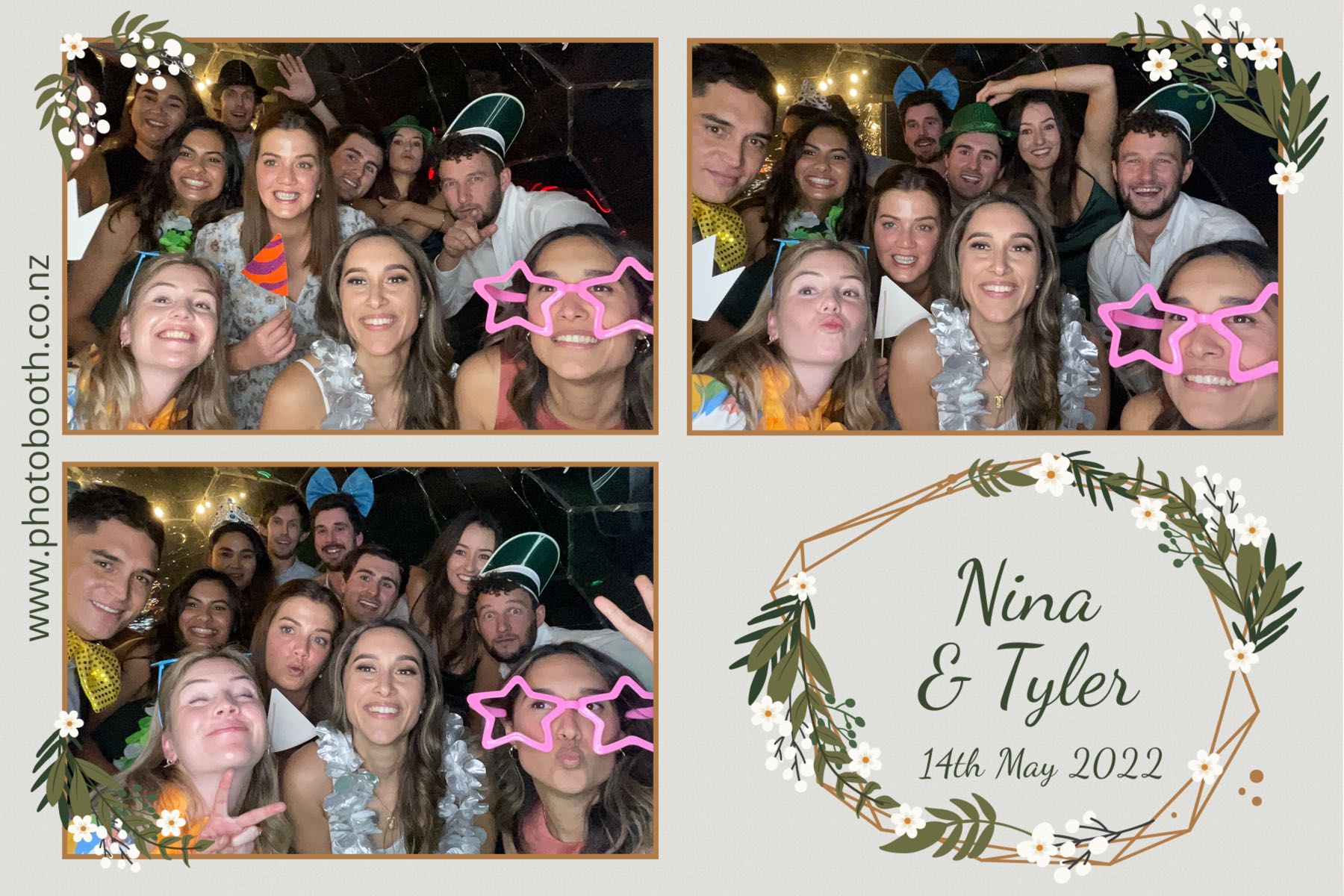 Nina & Tyler's wedding | View more photos from the event at gallery.photobooth.co.nz/u/SelfieCentral/Nina-Tylers-wedding