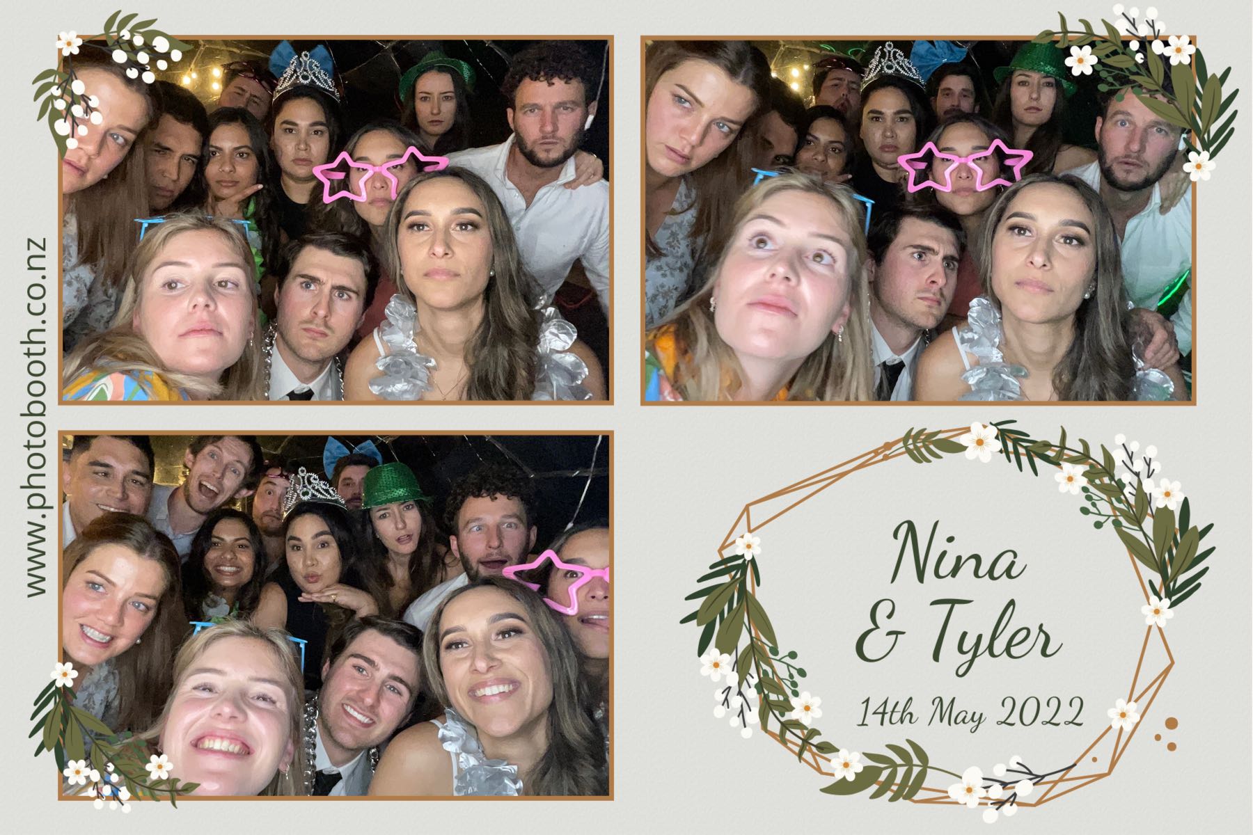 Nina & Tyler's wedding | View more photos from the event at gallery.photobooth.co.nz/u/SelfieCentral/Nina-Tylers-wedding