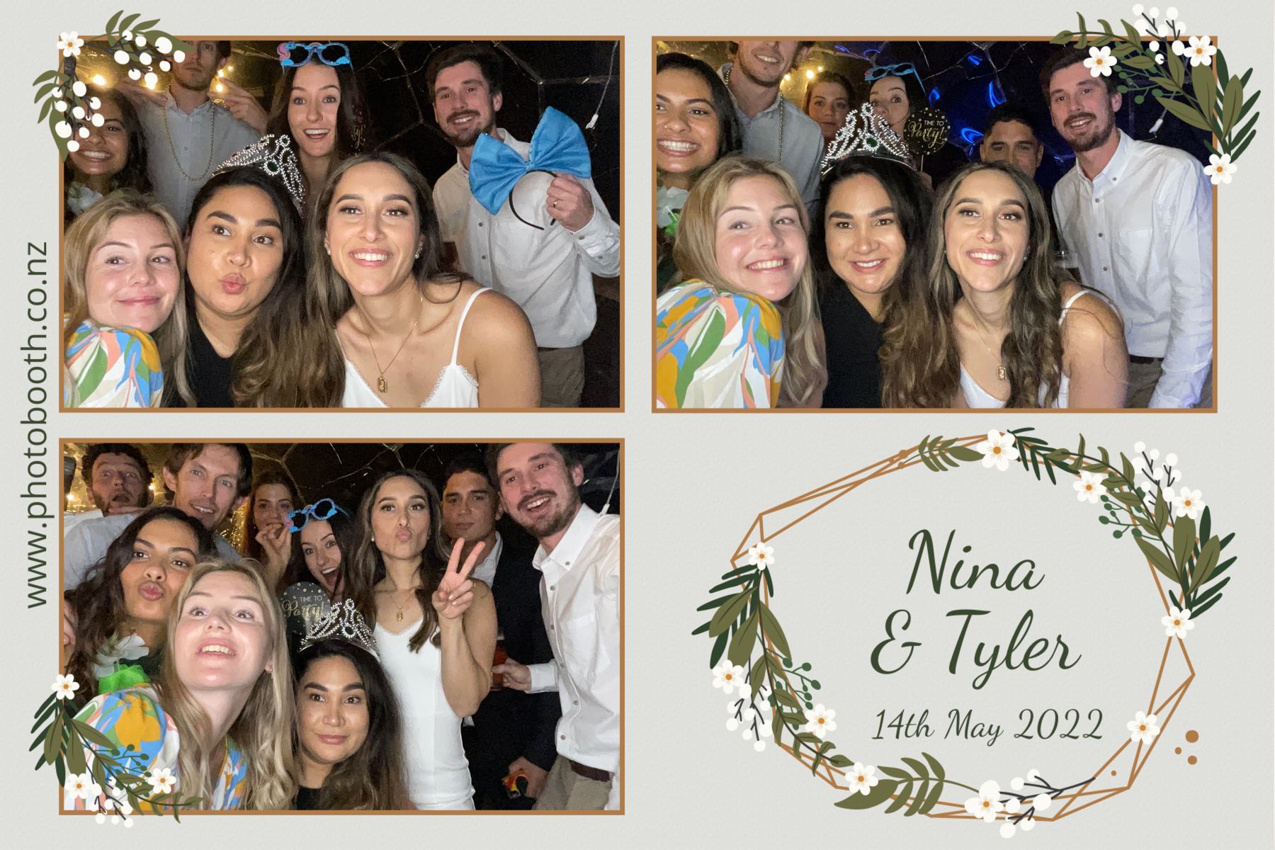 Nina & Tyler's wedding | View more photos from the event at gallery.photobooth.co.nz/u/SelfieCentral/Nina-Tylers-wedding