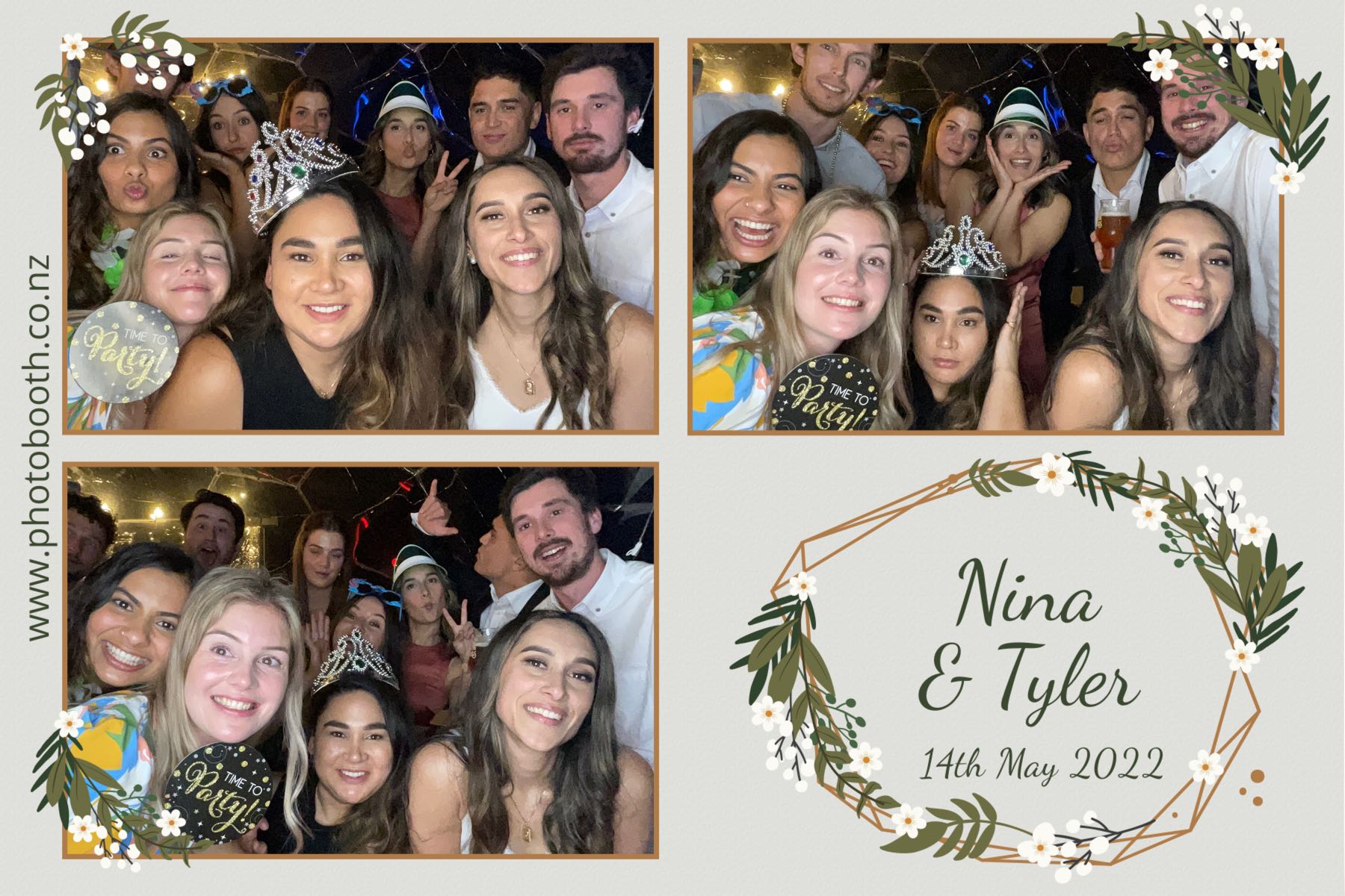 Nina & Tyler's wedding | View more photos from the event at gallery.photobooth.co.nz/u/SelfieCentral/Nina-Tylers-wedding