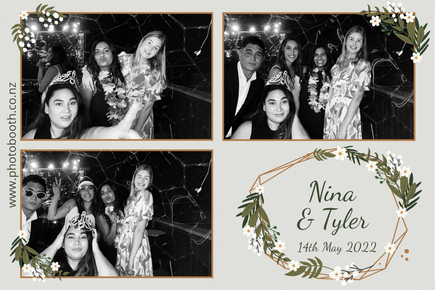 Nina & Tyler's wedding | View more photos from the event at gallery.photobooth.co.nz/u/SelfieCentral/Nina-Tylers-wedding