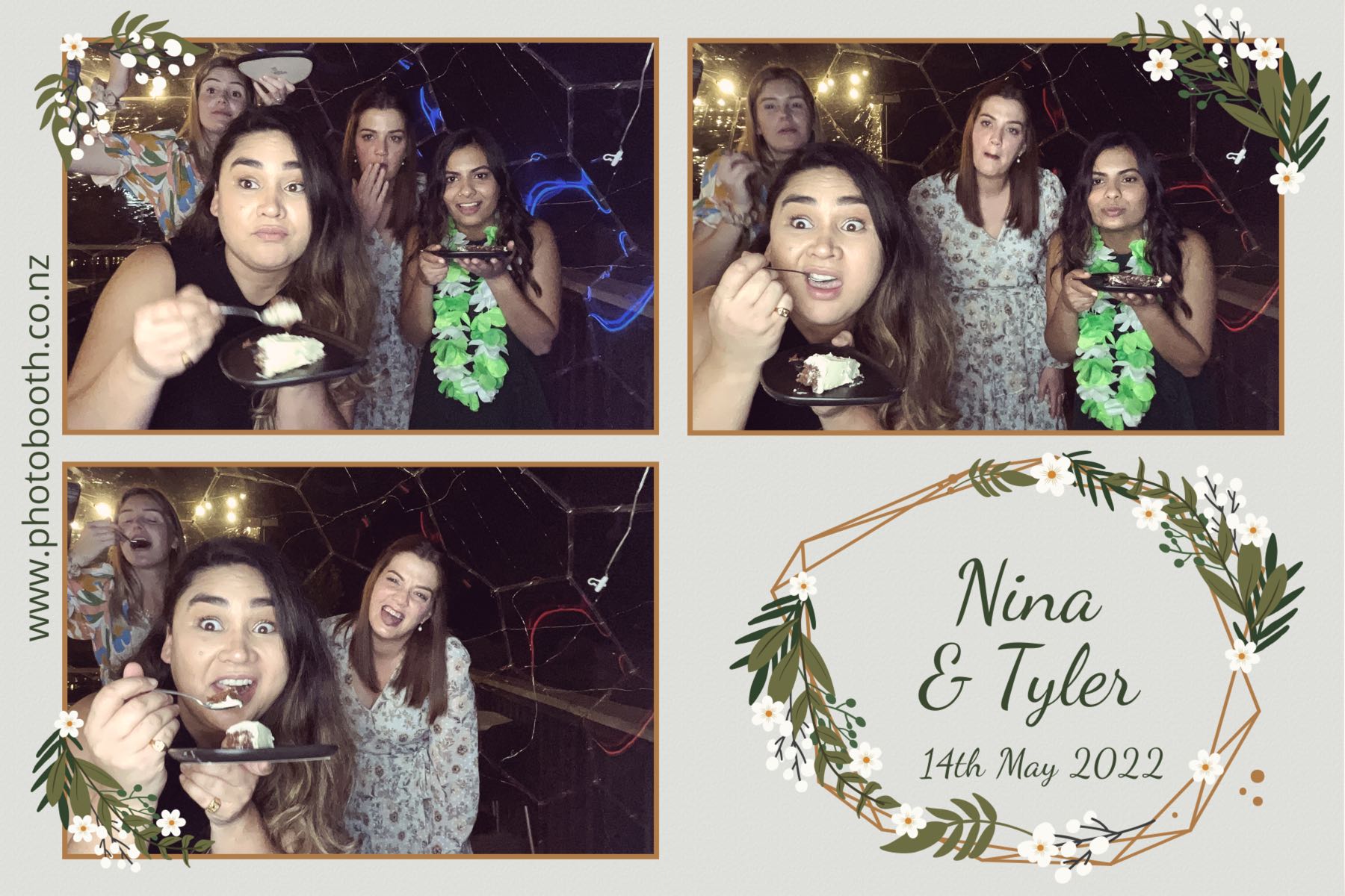 Nina & Tyler's wedding | View more photos from the event at gallery.photobooth.co.nz/u/SelfieCentral/Nina-Tylers-wedding
