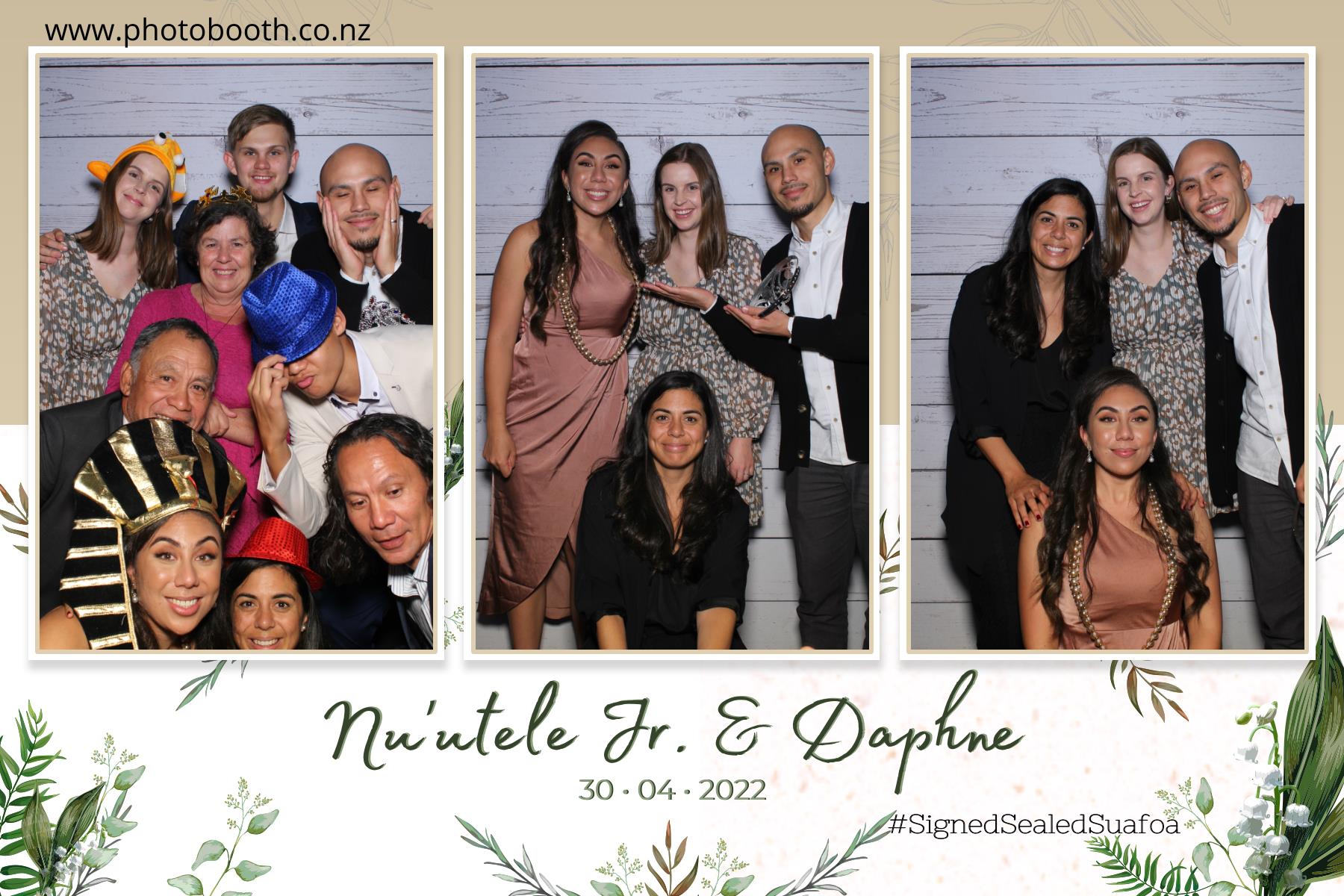 Nuutele Jr & Daphne's Wedding | View more photos from the event at gallery.photobooth.co.nz/u/SelfieCentral/Nuutele-Jr-Daphnes-Wedding