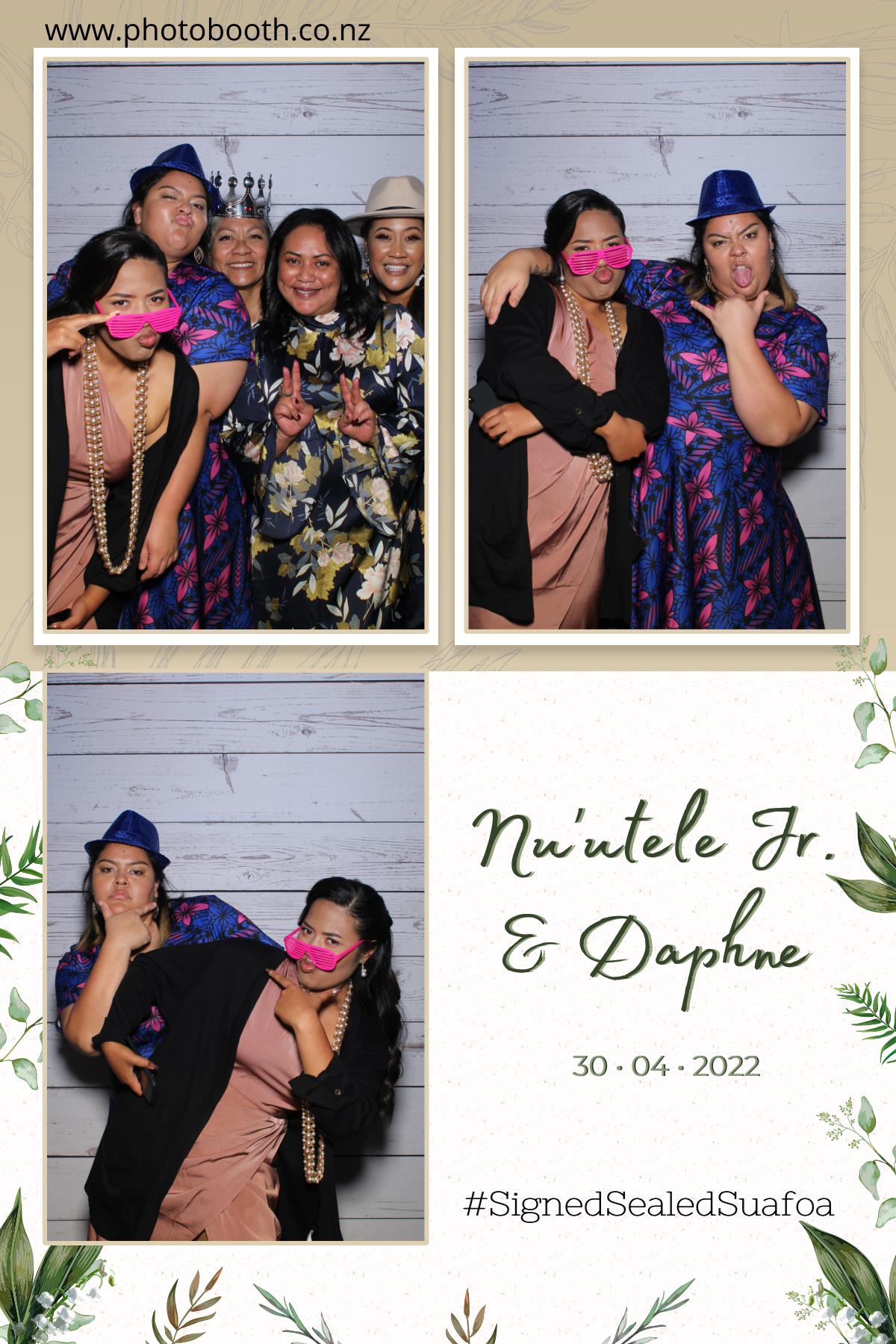Nuutele Jr & Daphne's Wedding | View more photos from the event at gallery.photobooth.co.nz/u/SelfieCentral/Nuutele-Jr-Daphnes-Wedding