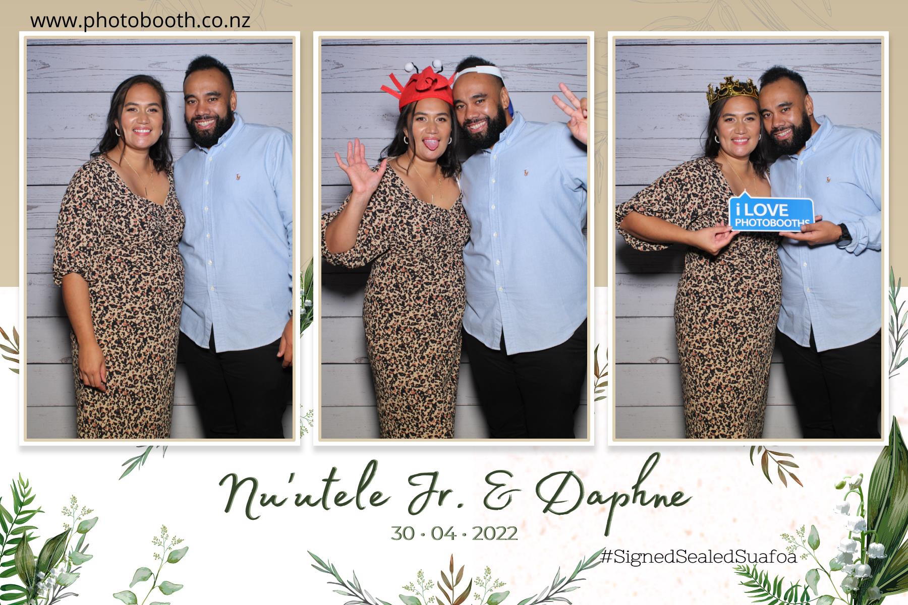 Nuutele Jr & Daphne's Wedding | View more photos from the event at gallery.photobooth.co.nz/u/SelfieCentral/Nuutele-Jr-Daphnes-Wedding