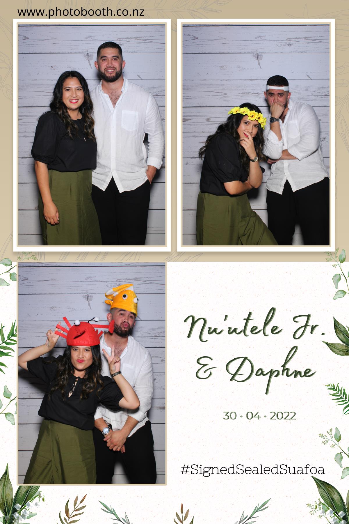 Nuutele Jr & Daphne's Wedding | View more photos from the event at gallery.photobooth.co.nz/u/SelfieCentral/Nuutele-Jr-Daphnes-Wedding