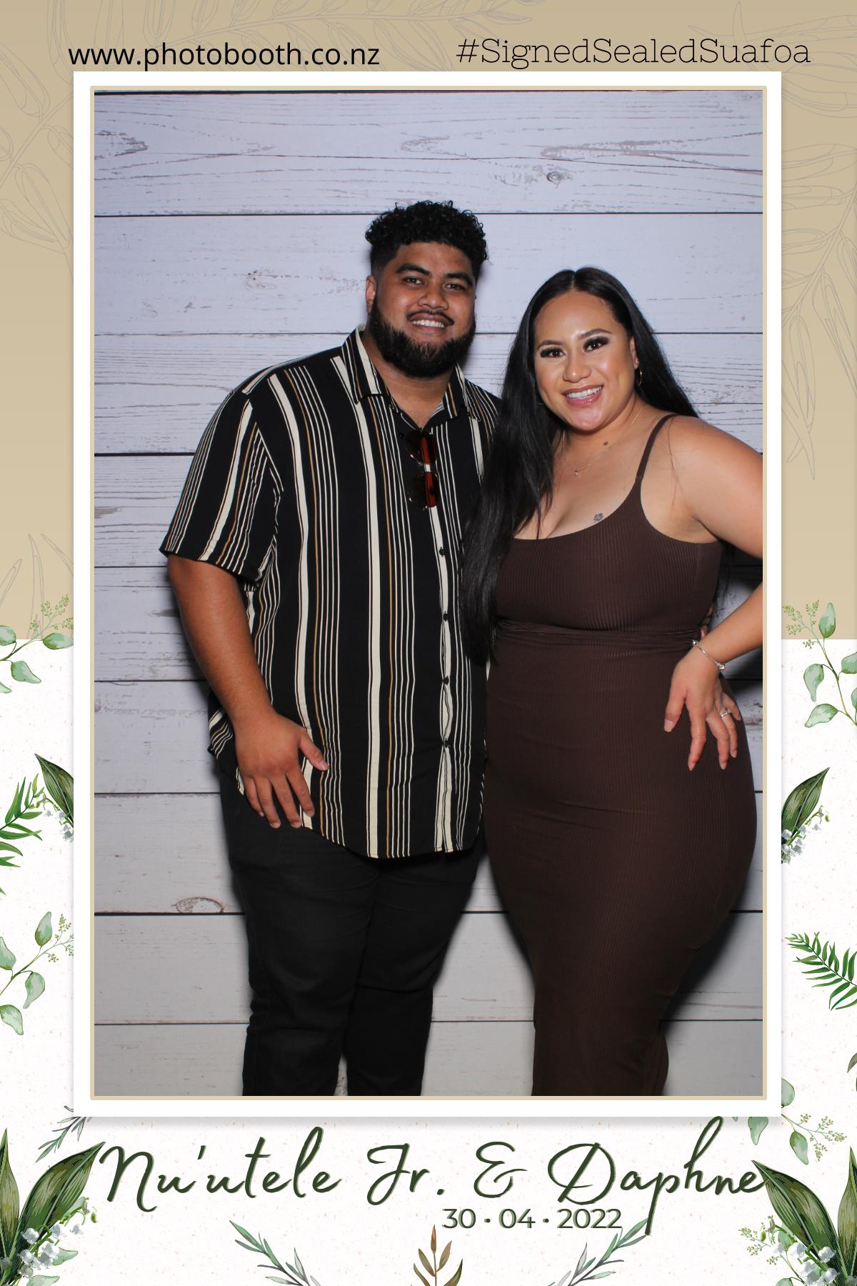 Nuutele Jr & Daphne's Wedding | View more photos from the event at gallery.photobooth.co.nz/u/SelfieCentral/Nuutele-Jr-Daphnes-Wedding