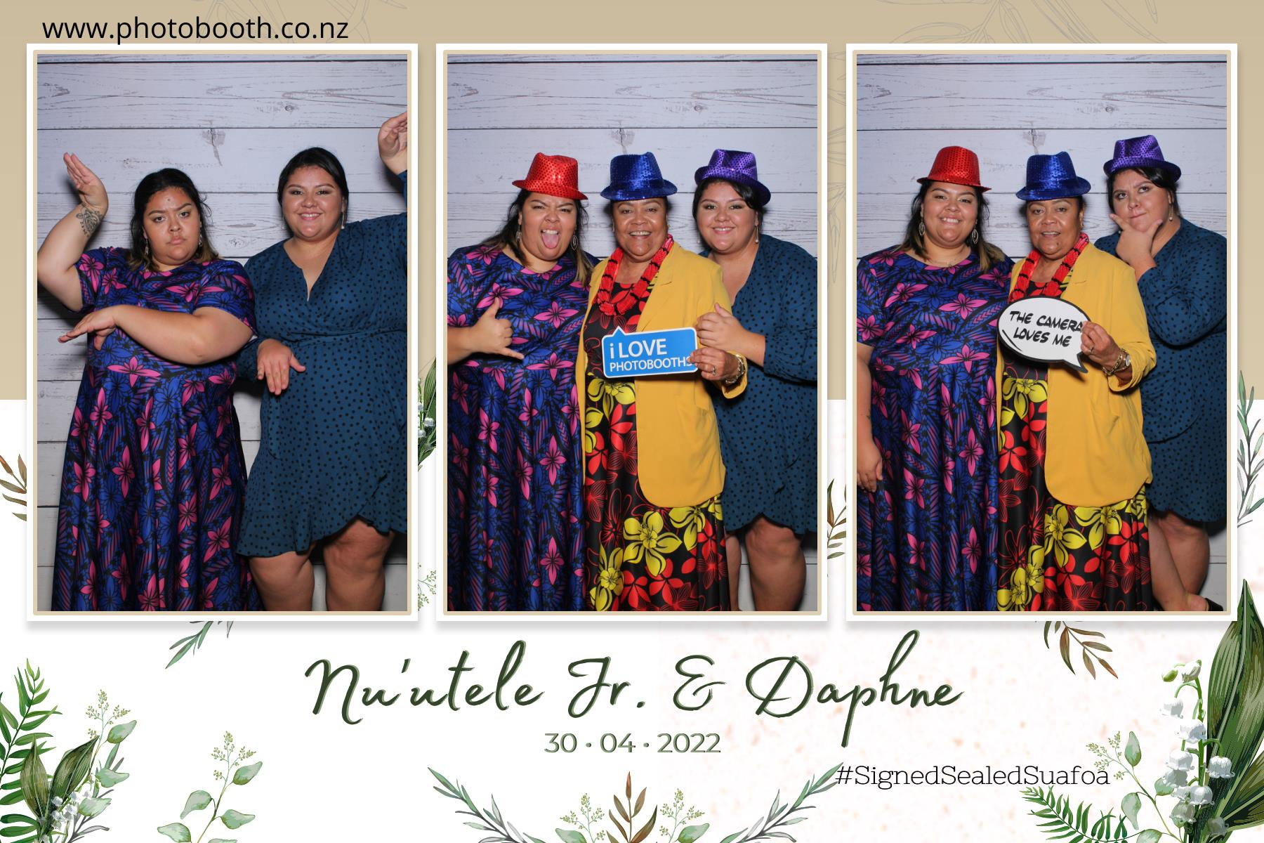 Nuutele Jr & Daphne's Wedding | View more photos from the event at gallery.photobooth.co.nz/u/SelfieCentral/Nuutele-Jr-Daphnes-Wedding