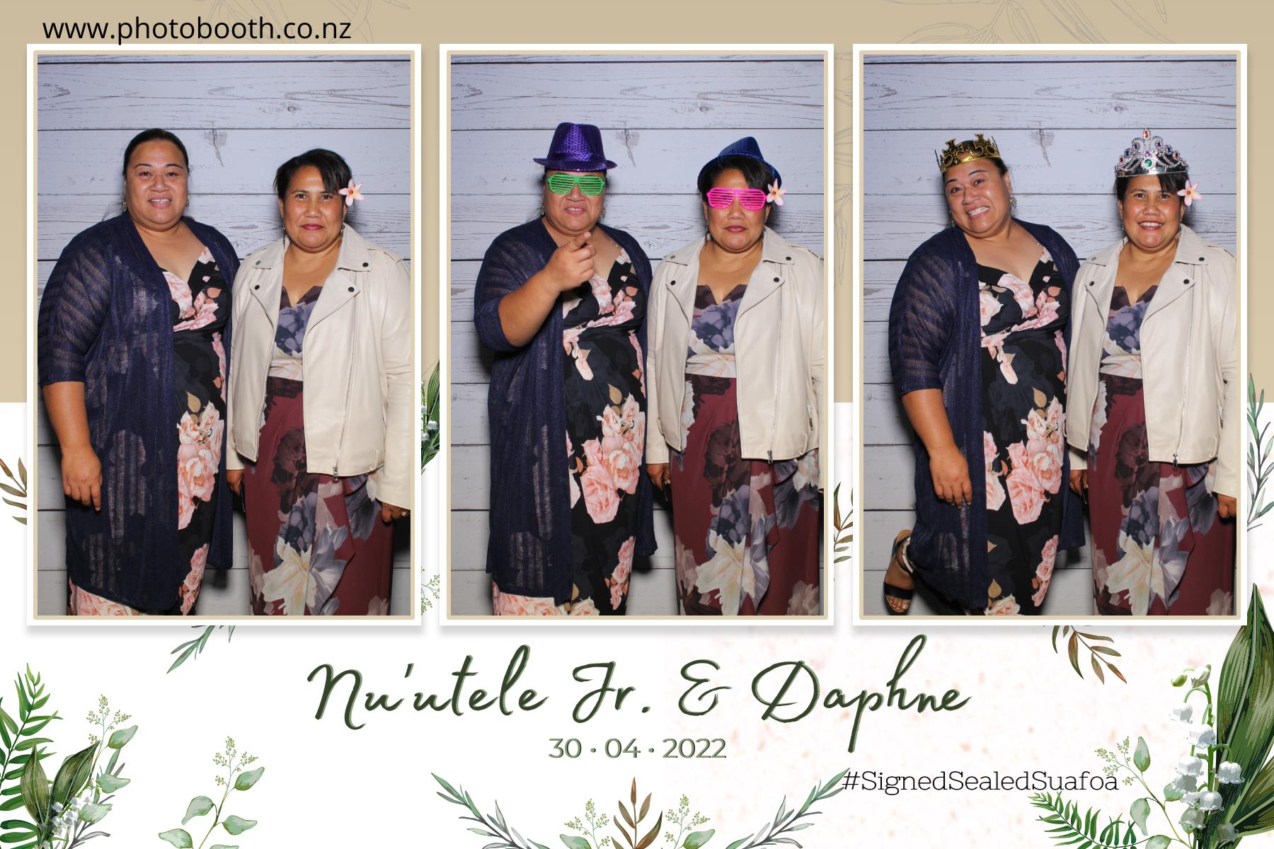 Nuutele Jr & Daphne's Wedding | View more photos from the event at gallery.photobooth.co.nz/u/SelfieCentral/Nuutele-Jr-Daphnes-Wedding