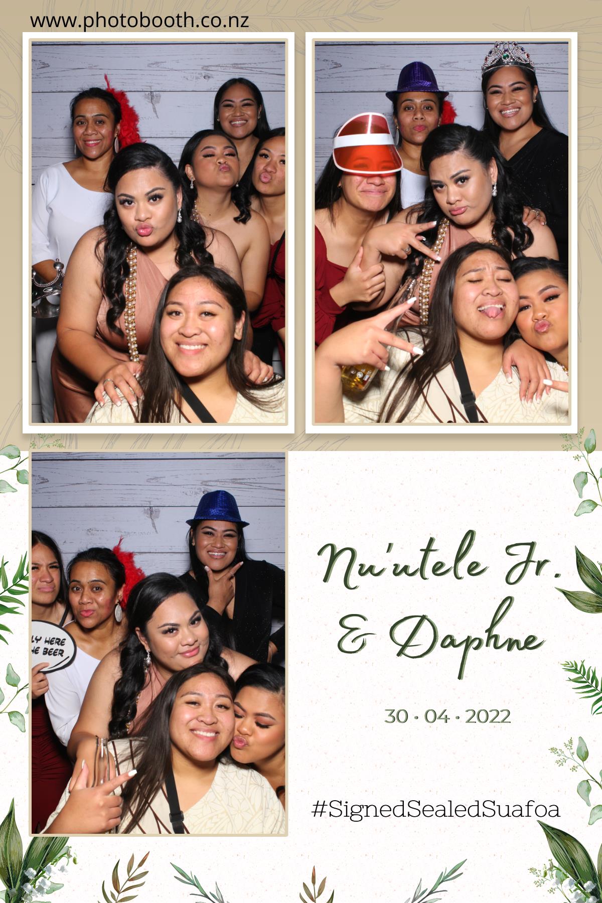 Nuutele Jr & Daphne's Wedding | View more photos from the event at gallery.photobooth.co.nz/u/SelfieCentral/Nuutele-Jr-Daphnes-Wedding