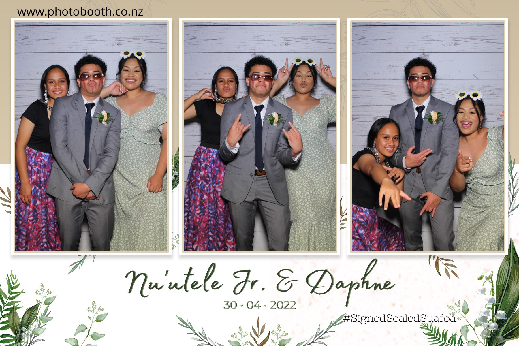 Nuutele Jr & Daphne's Wedding | View more photos from the event at gallery.photobooth.co.nz/u/SelfieCentral/Nuutele-Jr-Daphnes-Wedding