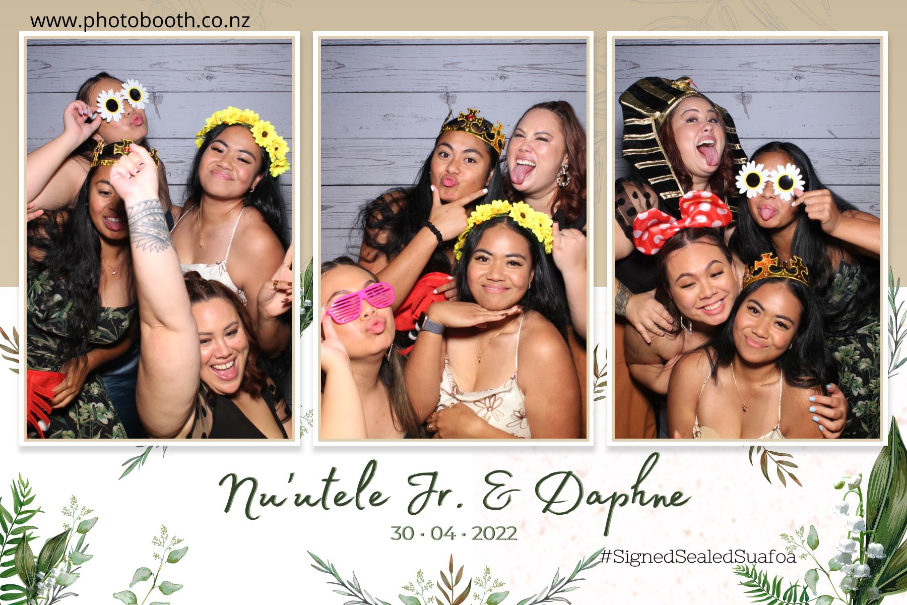 Nuutele Jr & Daphne's Wedding | View more photos from the event at gallery.photobooth.co.nz/u/SelfieCentral/Nuutele-Jr-Daphnes-Wedding