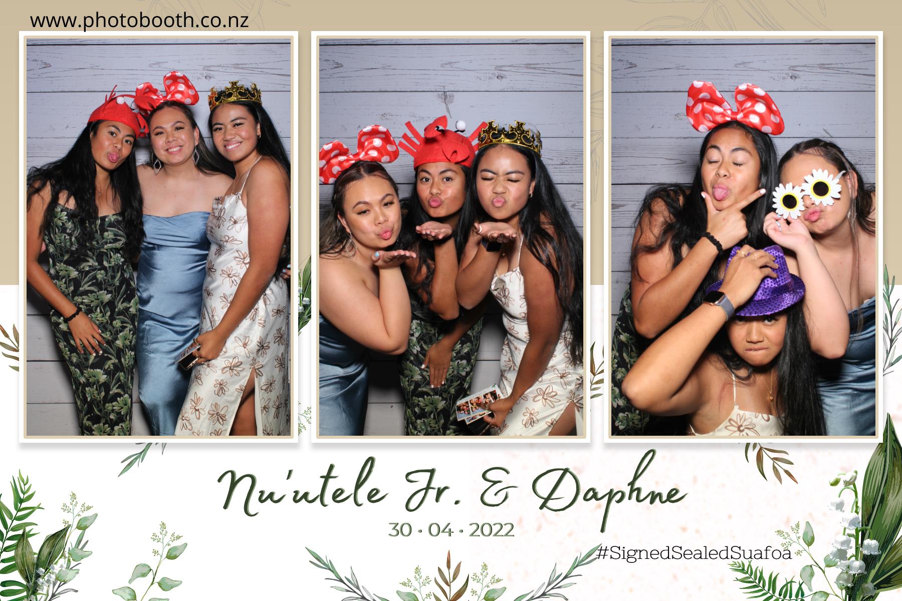 Nuutele Jr & Daphne's Wedding | View more photos from the event at gallery.photobooth.co.nz/u/SelfieCentral/Nuutele-Jr-Daphnes-Wedding