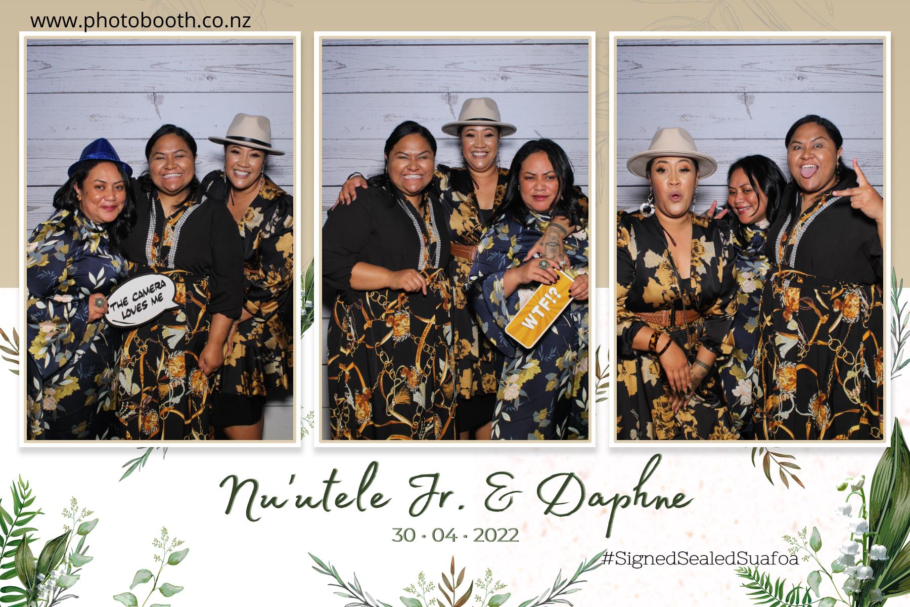 Nuutele Jr & Daphne's Wedding | View more photos from the event at gallery.photobooth.co.nz/u/SelfieCentral/Nuutele-Jr-Daphnes-Wedding