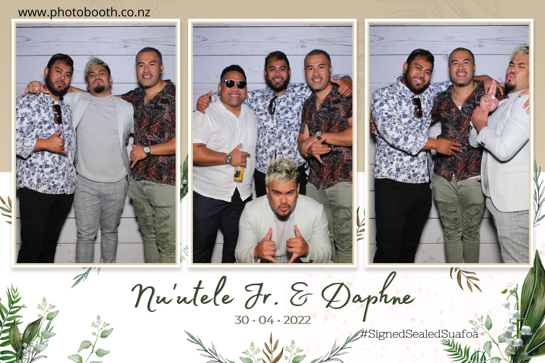 Nuutele Jr & Daphne's Wedding | View more photos from the event at gallery.photobooth.co.nz/u/SelfieCentral/Nuutele-Jr-Daphnes-Wedding
