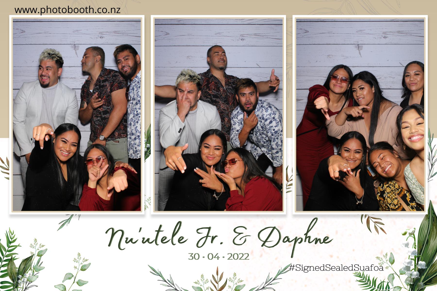 Nuutele Jr & Daphne's Wedding | View more photos from the event at gallery.photobooth.co.nz/u/SelfieCentral/Nuutele-Jr-Daphnes-Wedding