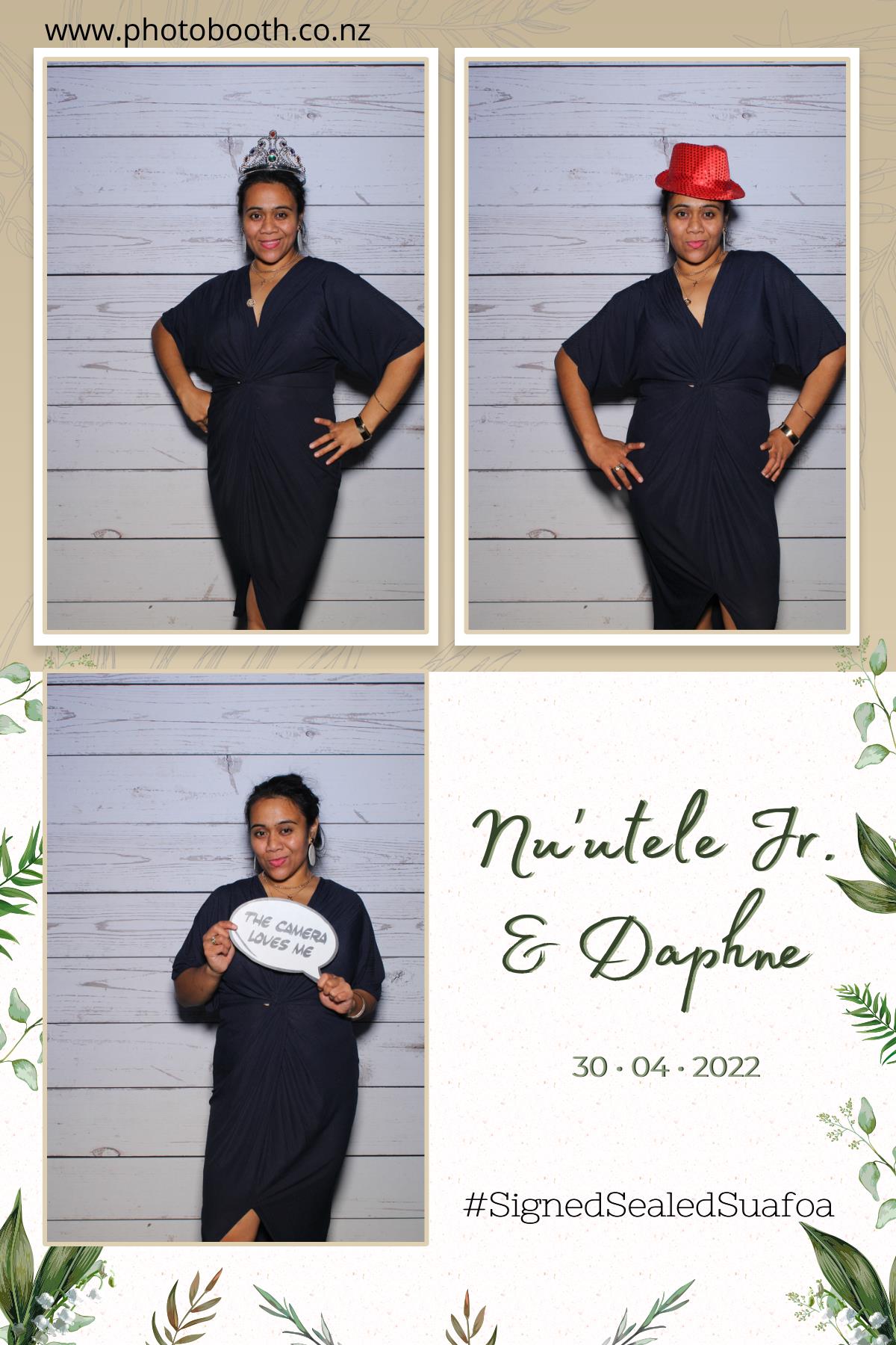 Nuutele Jr & Daphne's Wedding | View more photos from the event at gallery.photobooth.co.nz/u/SelfieCentral/Nuutele-Jr-Daphnes-Wedding