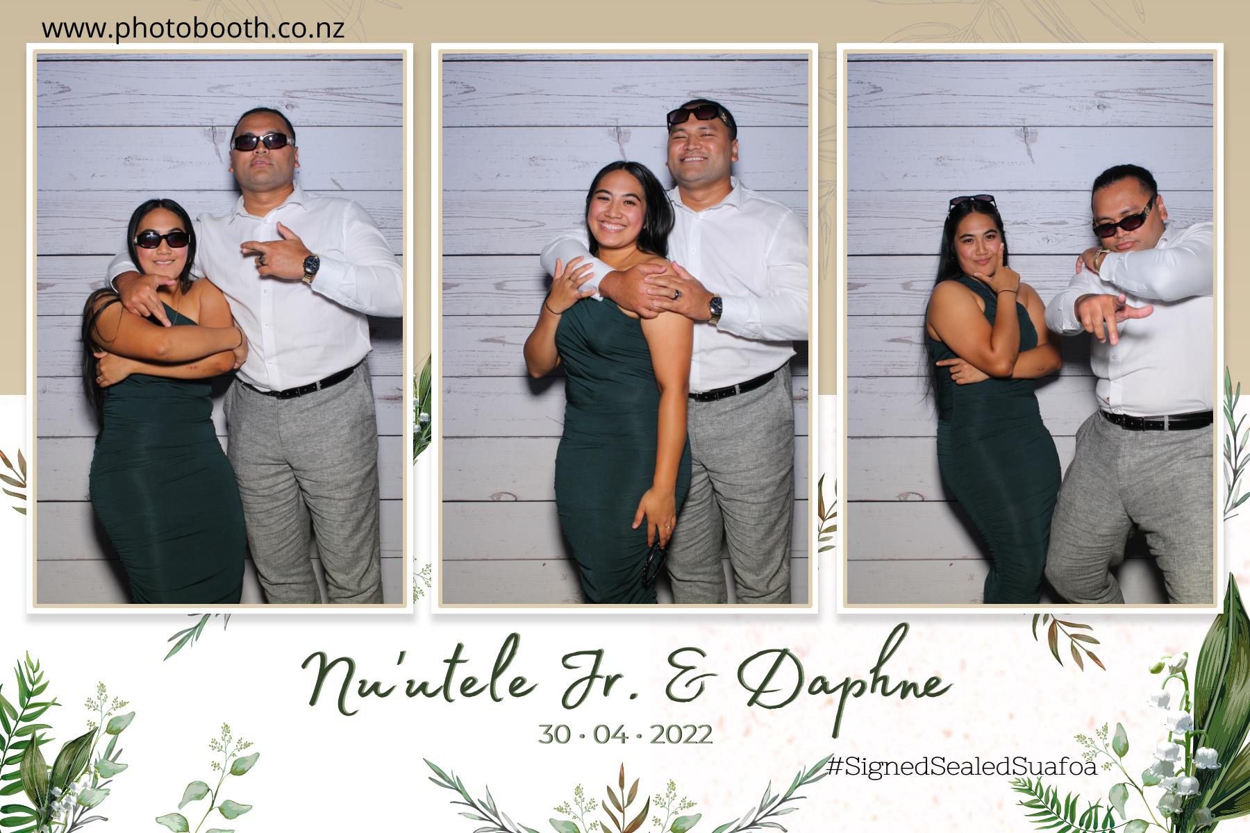 Nuutele Jr & Daphne's Wedding | View more photos from the event at gallery.photobooth.co.nz/u/SelfieCentral/Nuutele-Jr-Daphnes-Wedding