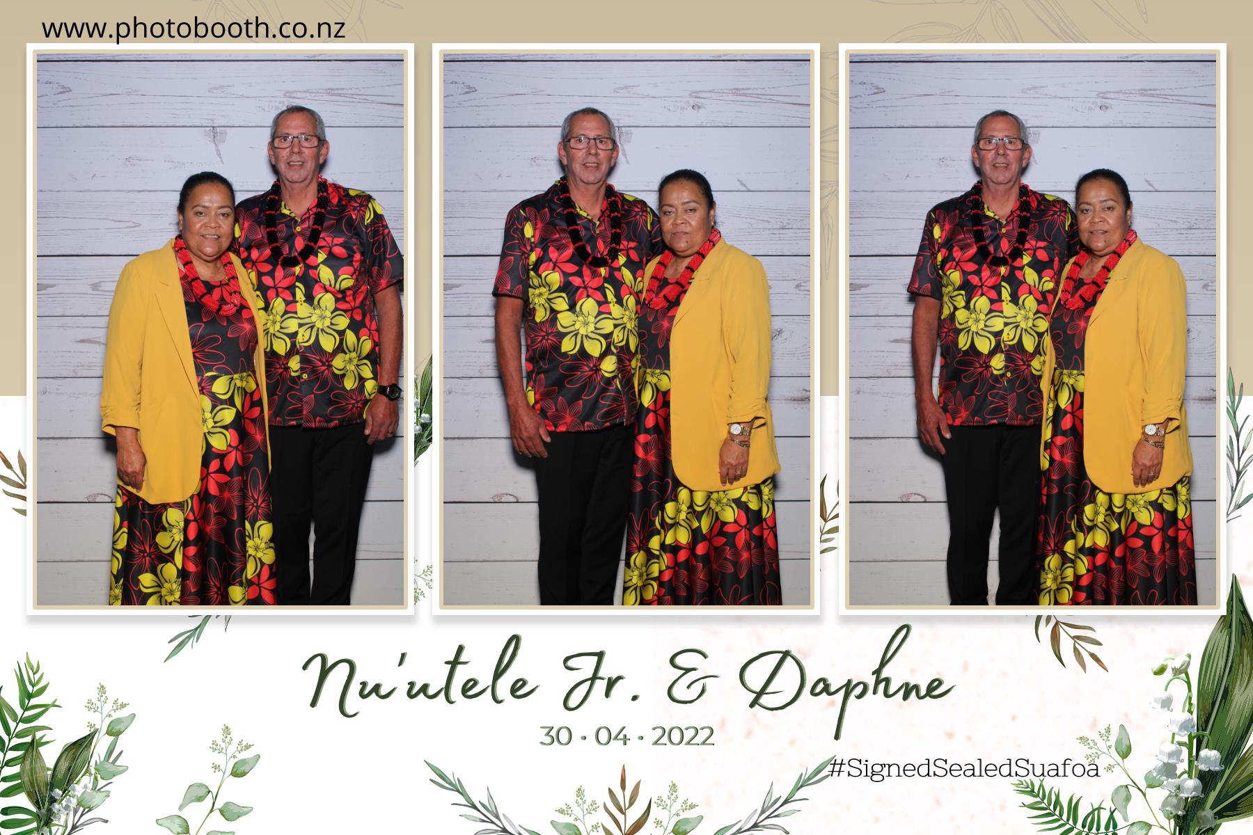 Nuutele Jr & Daphne's Wedding | View more photos from the event at gallery.photobooth.co.nz/u/SelfieCentral/Nuutele-Jr-Daphnes-Wedding