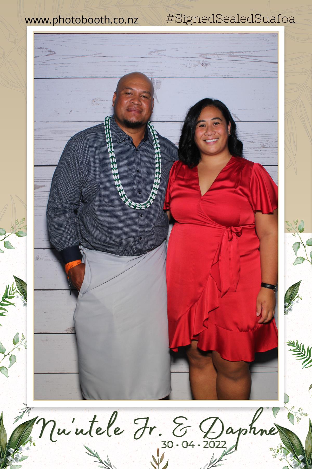 Nuutele Jr & Daphne's Wedding | View more photos from the event at gallery.photobooth.co.nz/u/SelfieCentral/Nuutele-Jr-Daphnes-Wedding